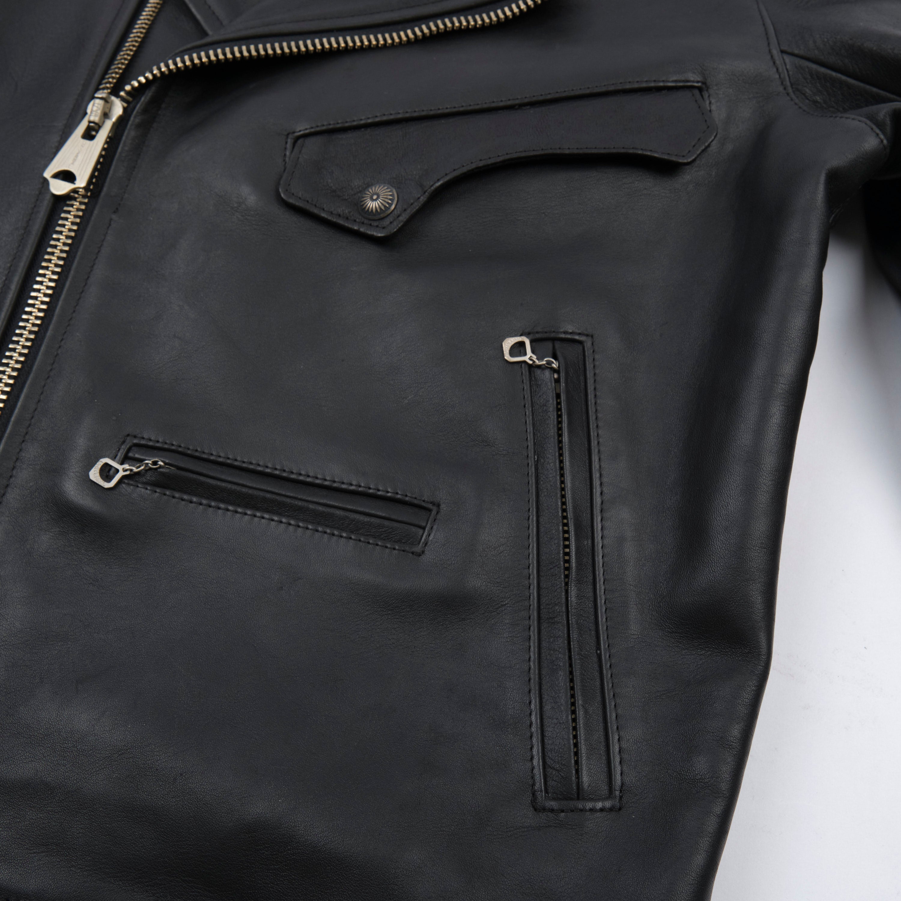 Mooch Moto Jacket Black Horsehide