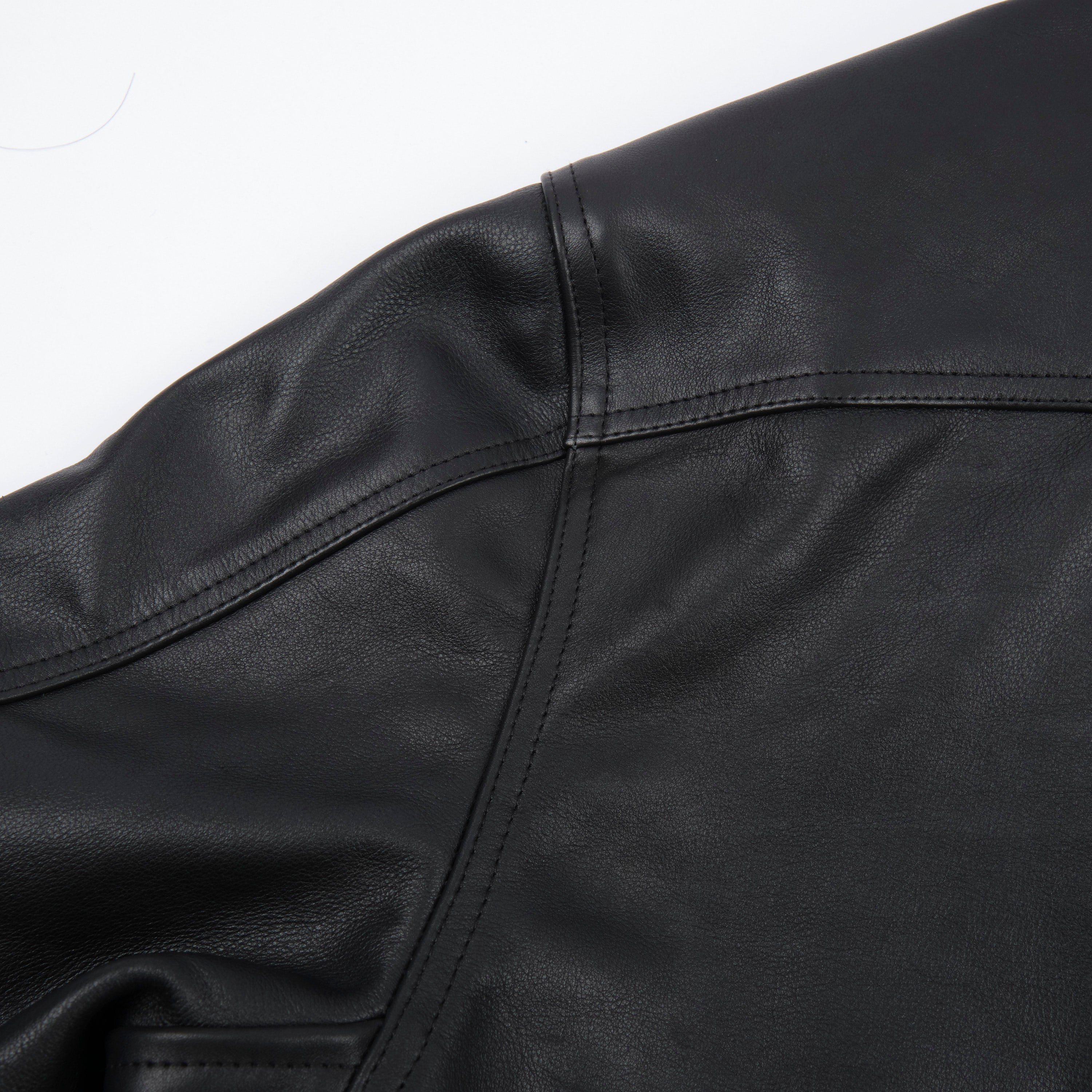 Alcorn Leather Black Cowhide