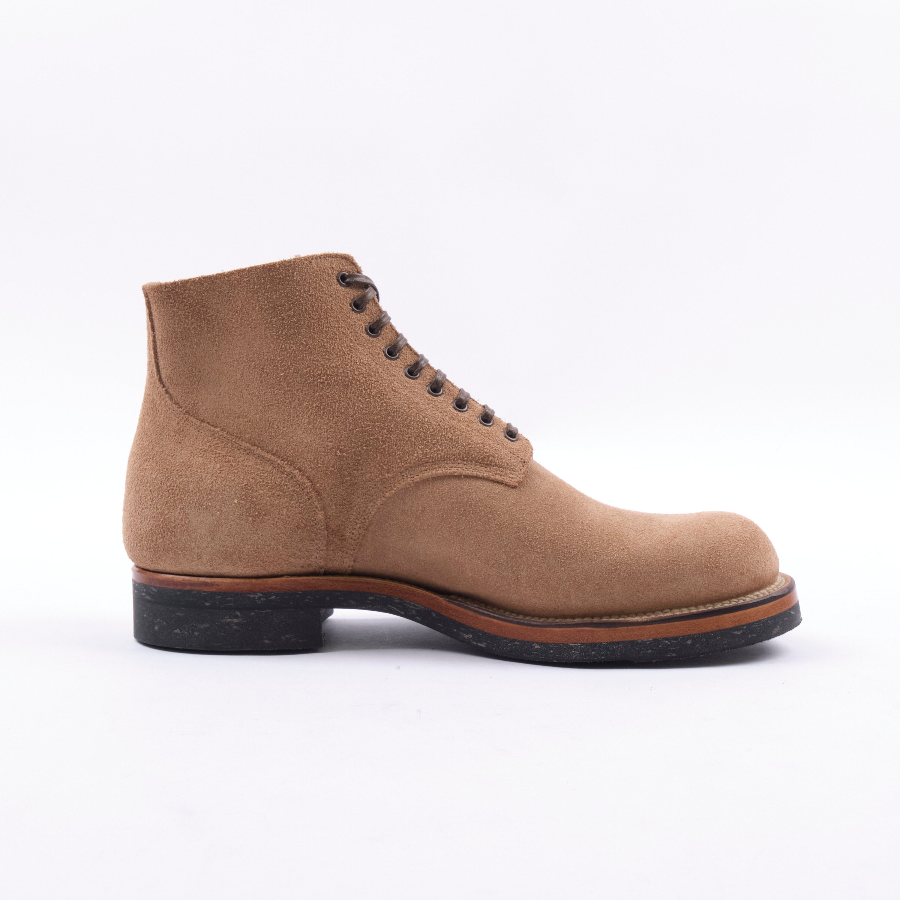 VIBERG N1 BOOT - MARINE FIELD SHOE NATURAL ROUGHOUT