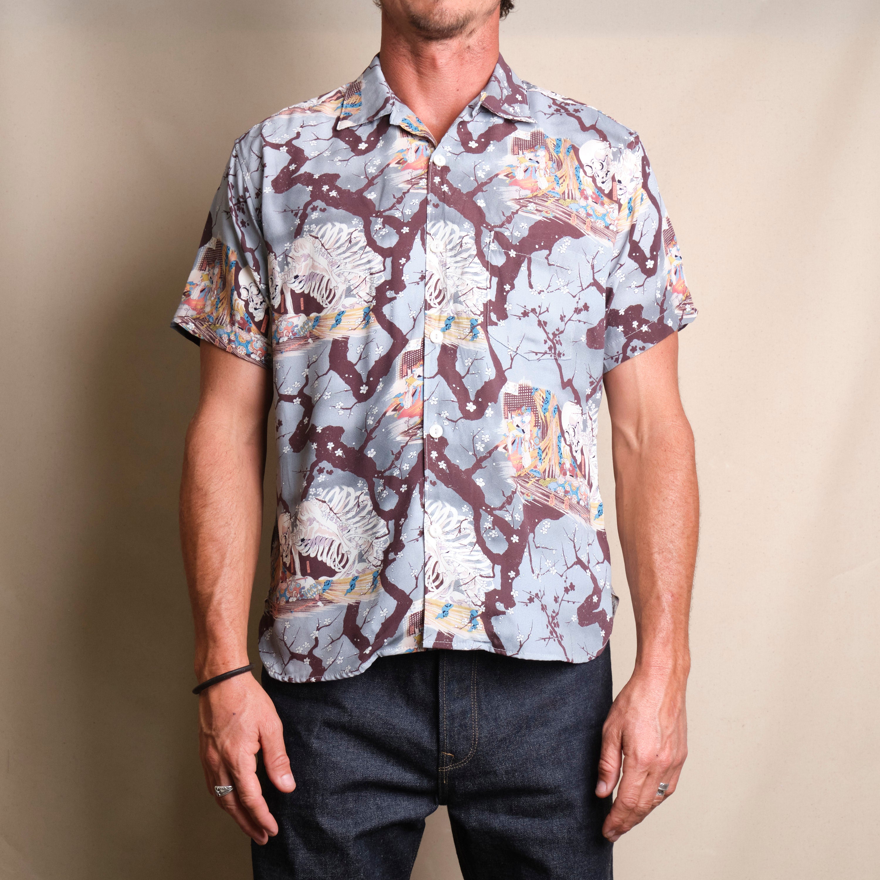 Hawaiian Light Blue Skeleton