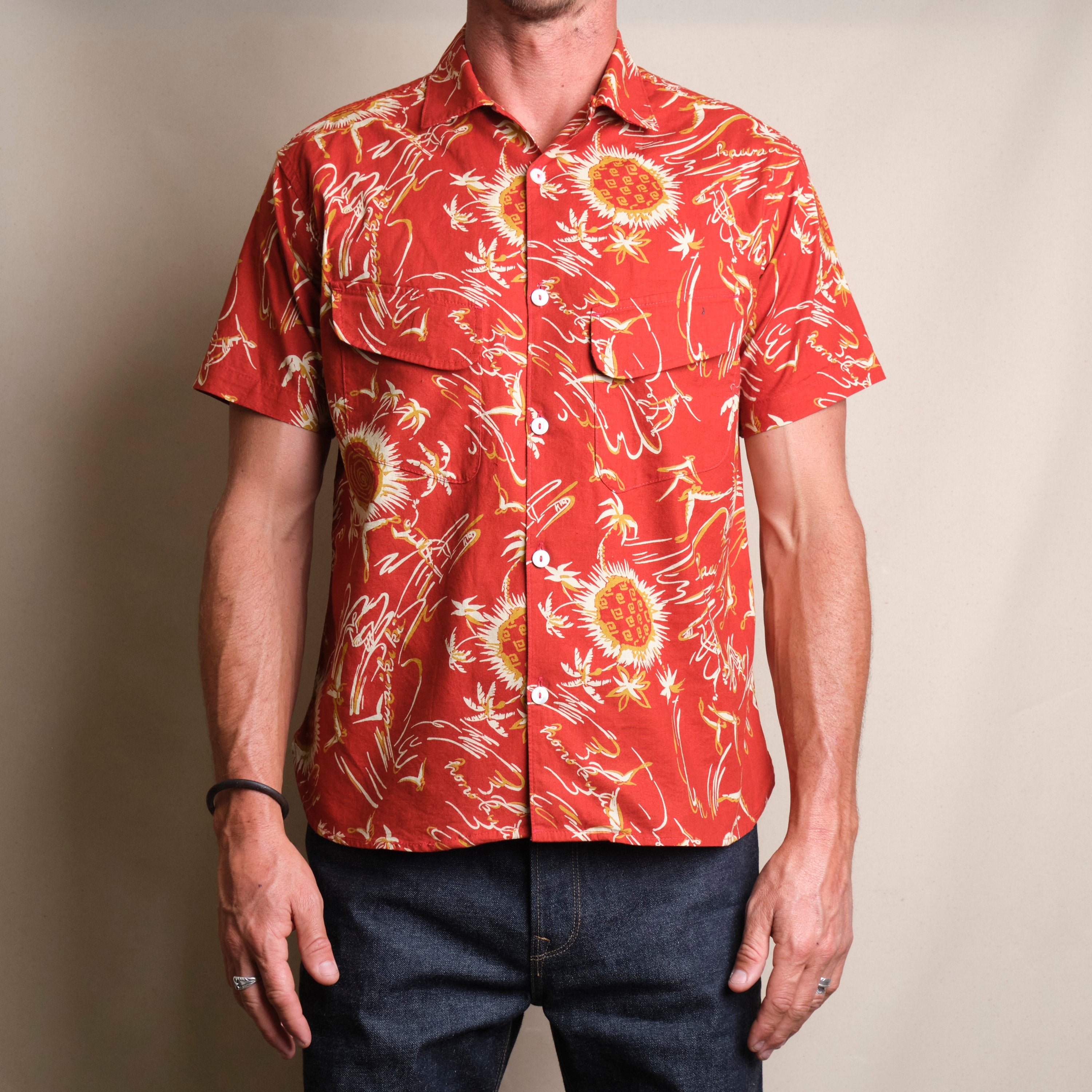 Dean Double Pocket Aloha Red