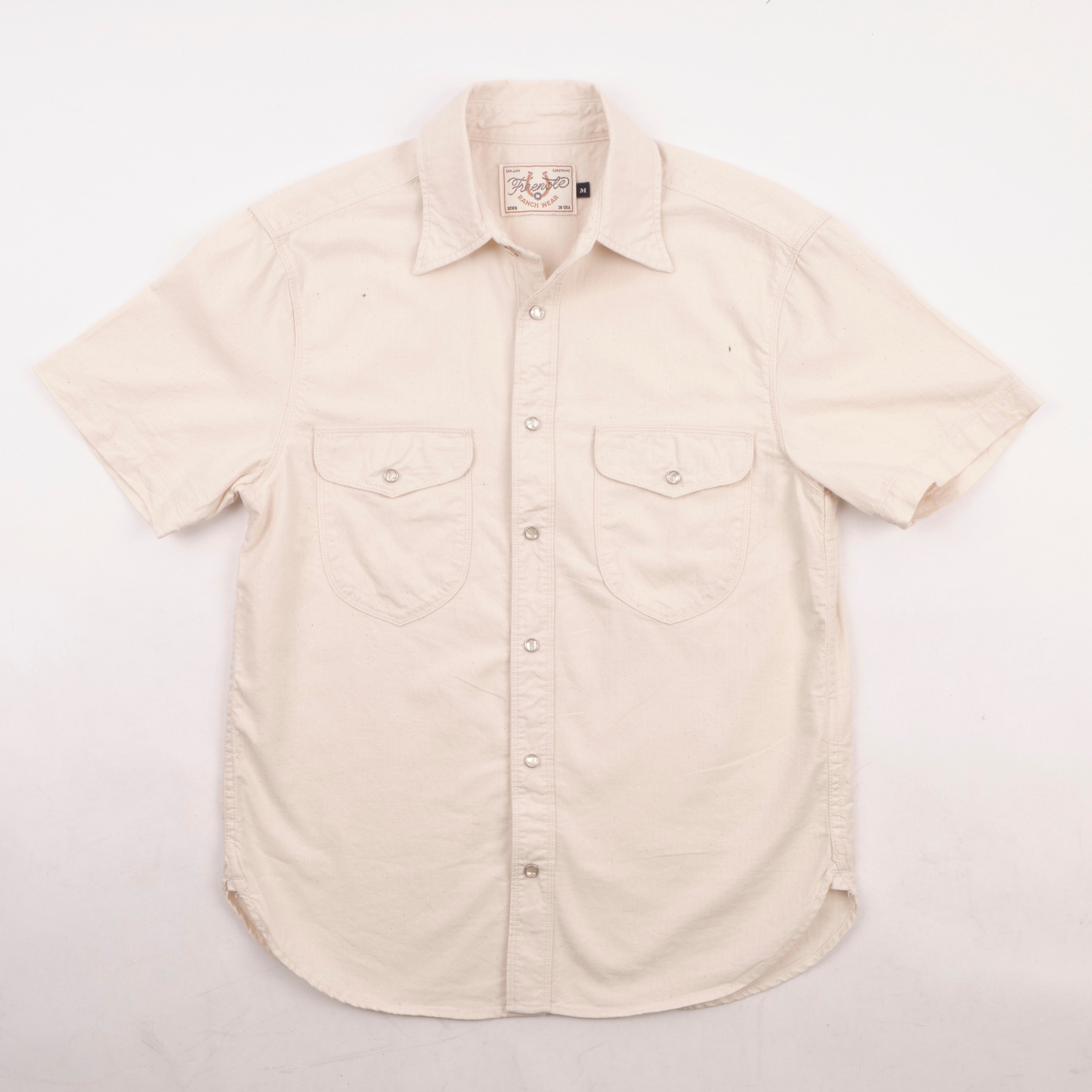 Bodie S/S Natural Herringbone