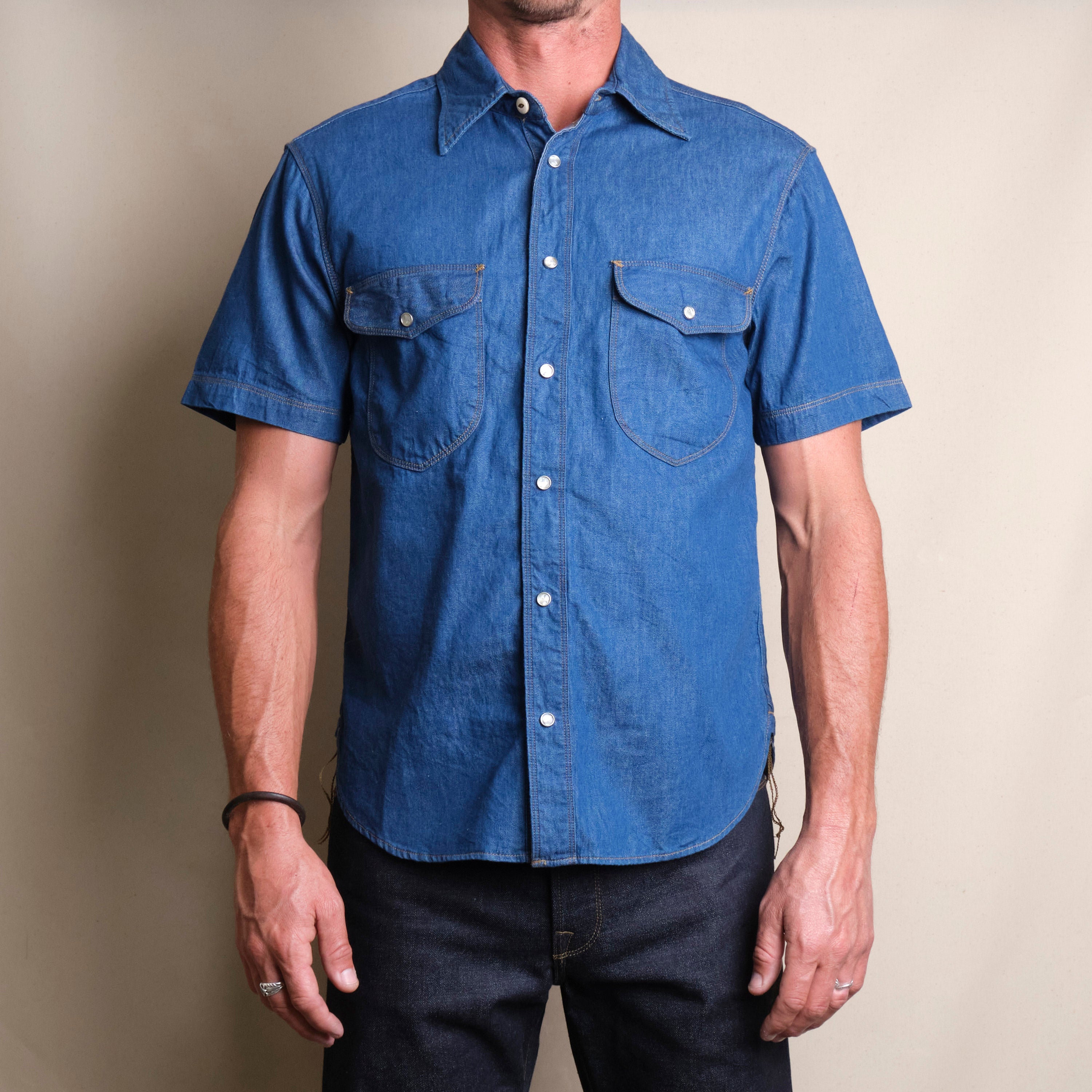 Bodie S/S Vintage Blue Denim