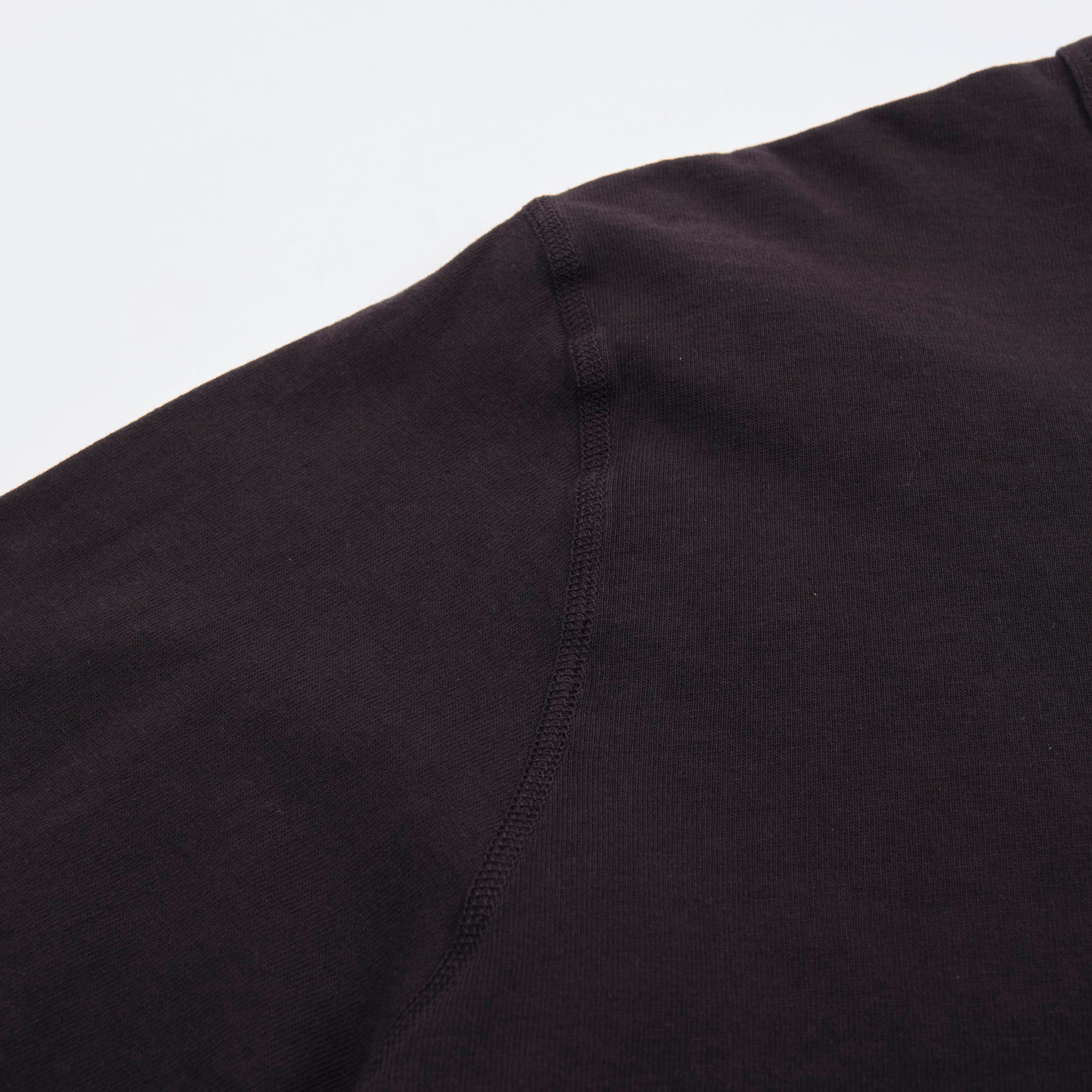 9 Ounce Henley L/S Black