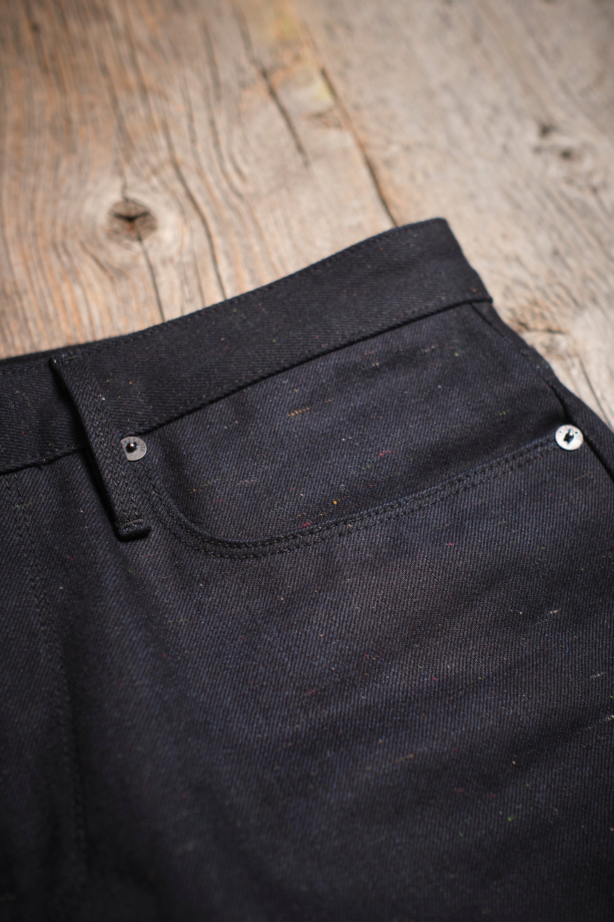 Portola 14 Ounce Raw Fleck Denim