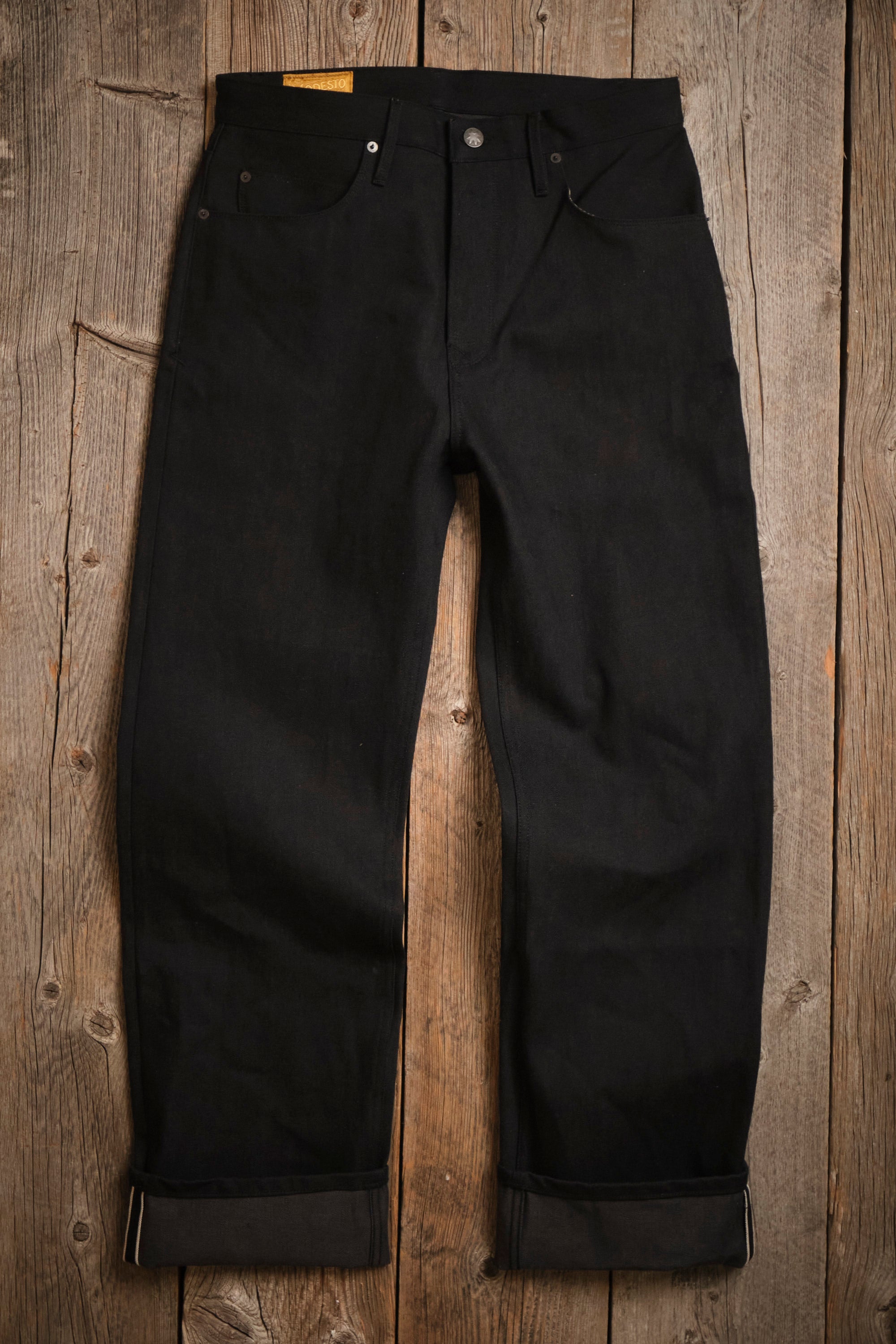 Modesto 14.25 Ounce Black Grey Denim