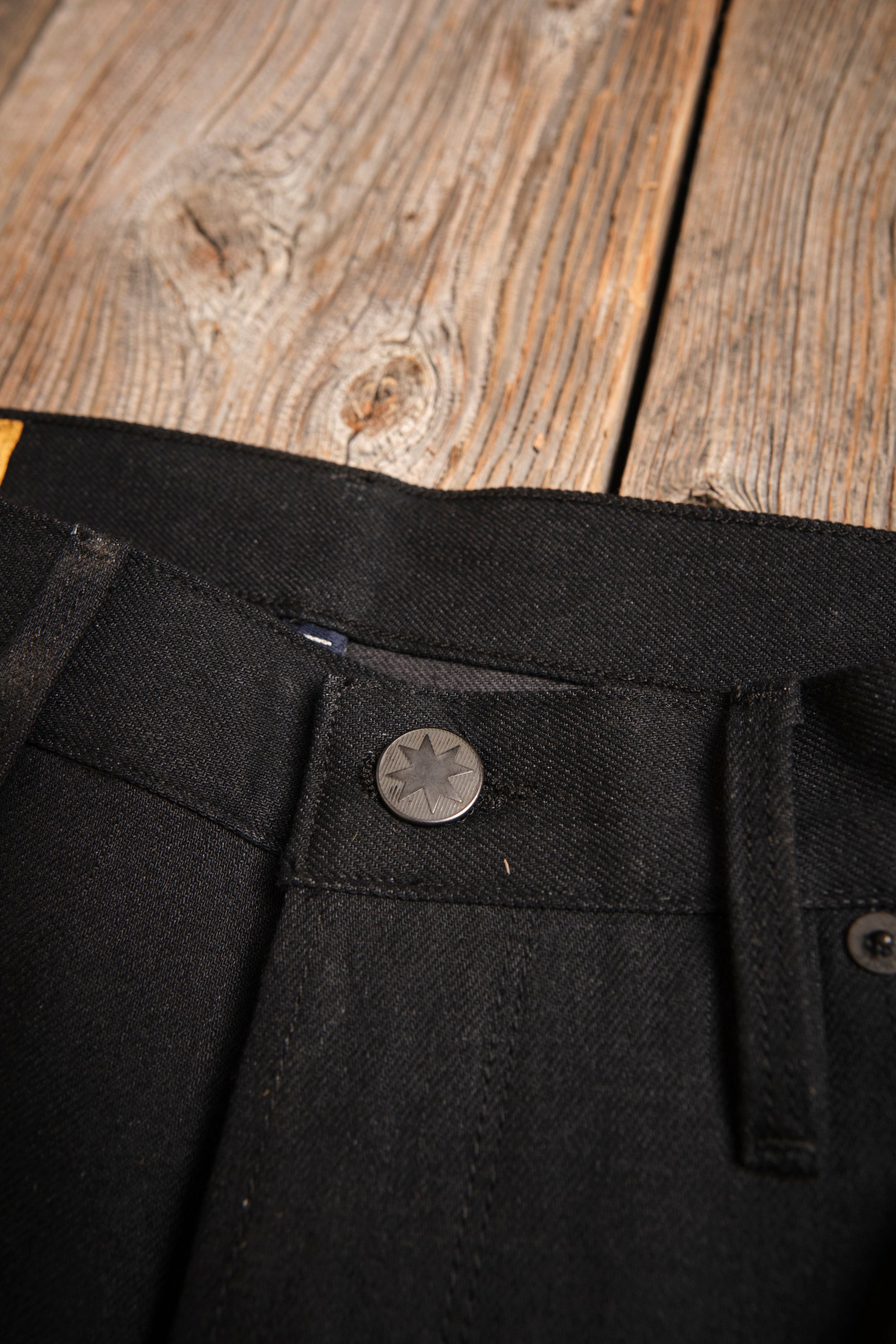 Modesto 14.25 Ounce Black Grey Denim