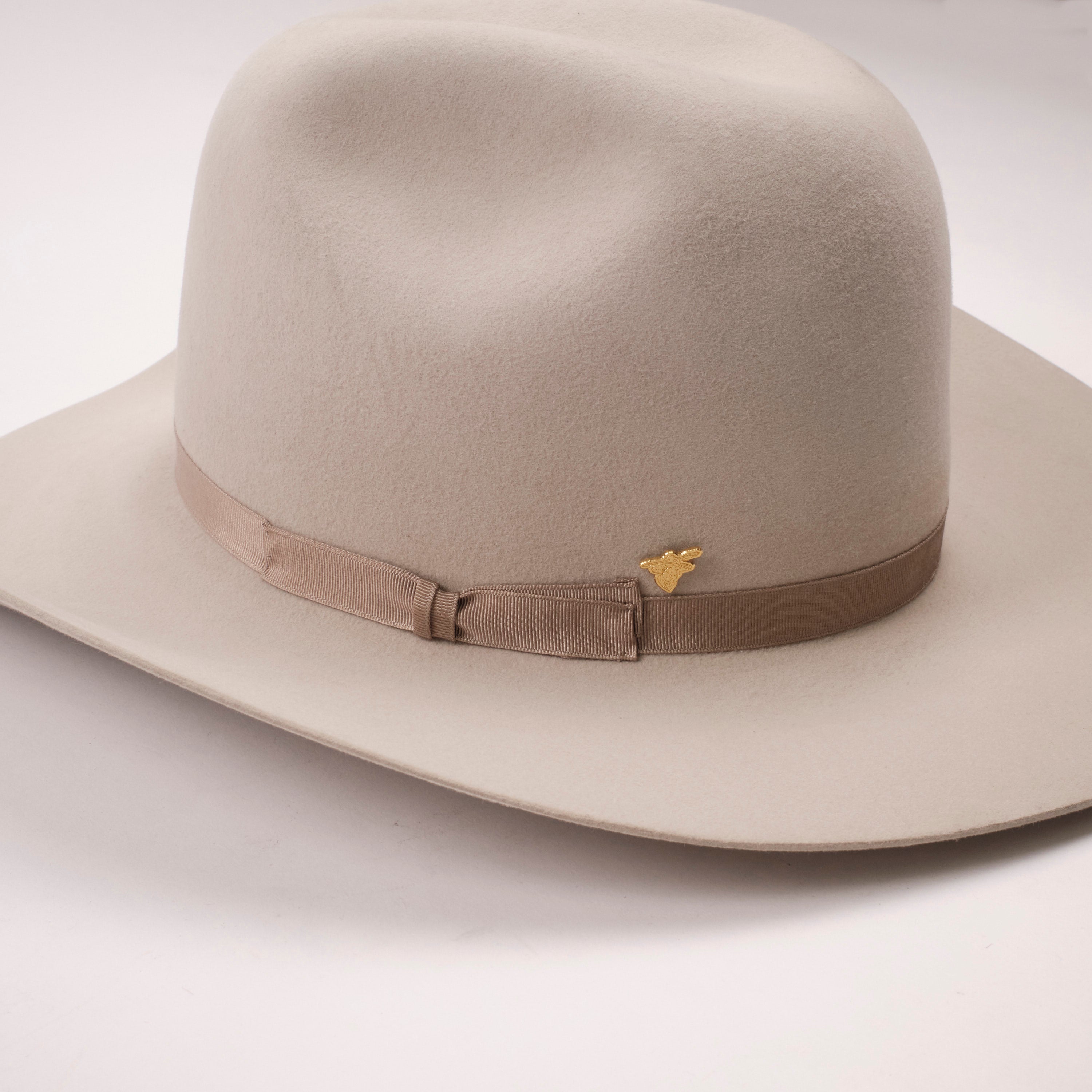 Bowman Hat Co. x Freenote Cloth Cattleman Western Hat Silverbelly