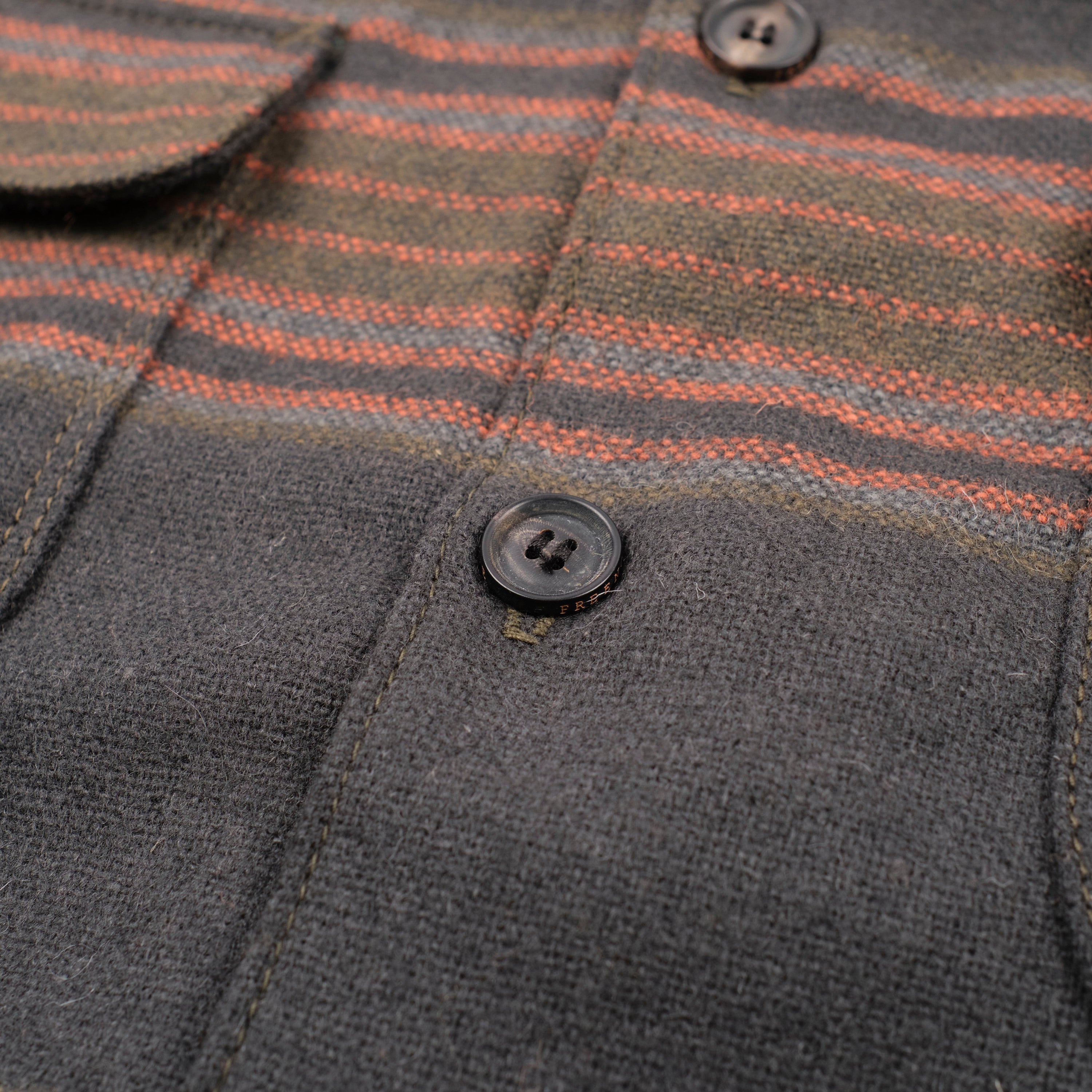 Benson Black Stripe Wool