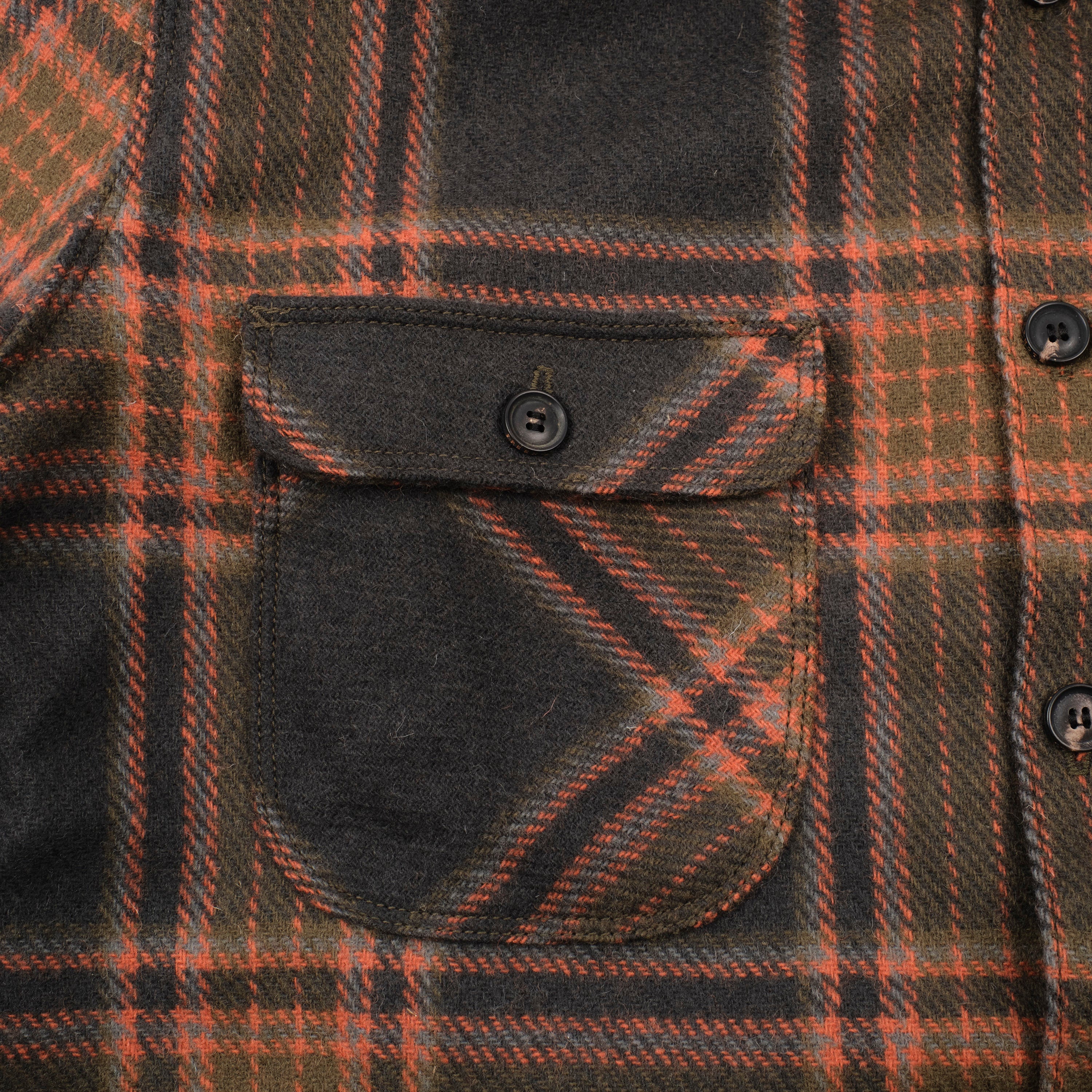 Benson Black Plaid Wool