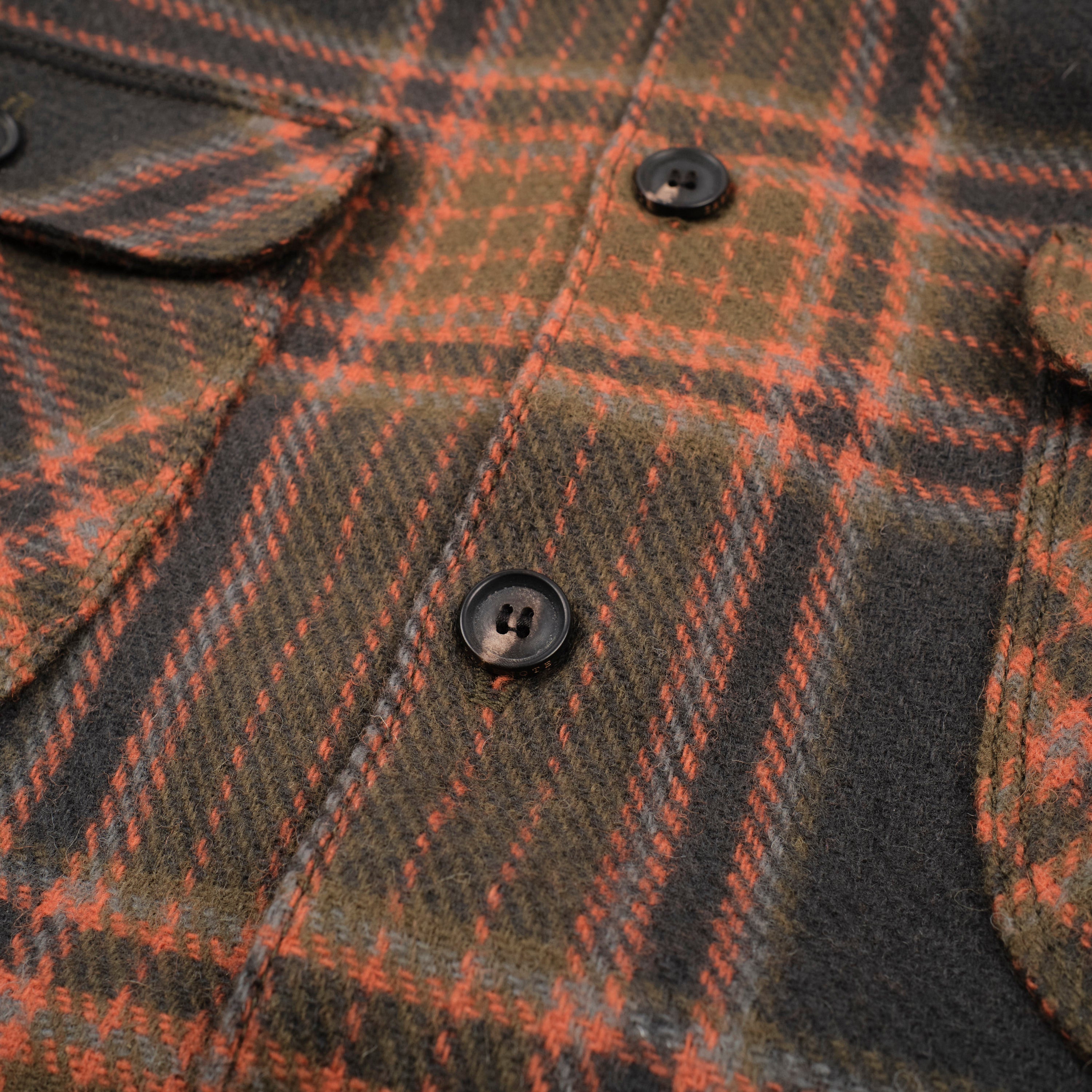 Benson Black Plaid Wool