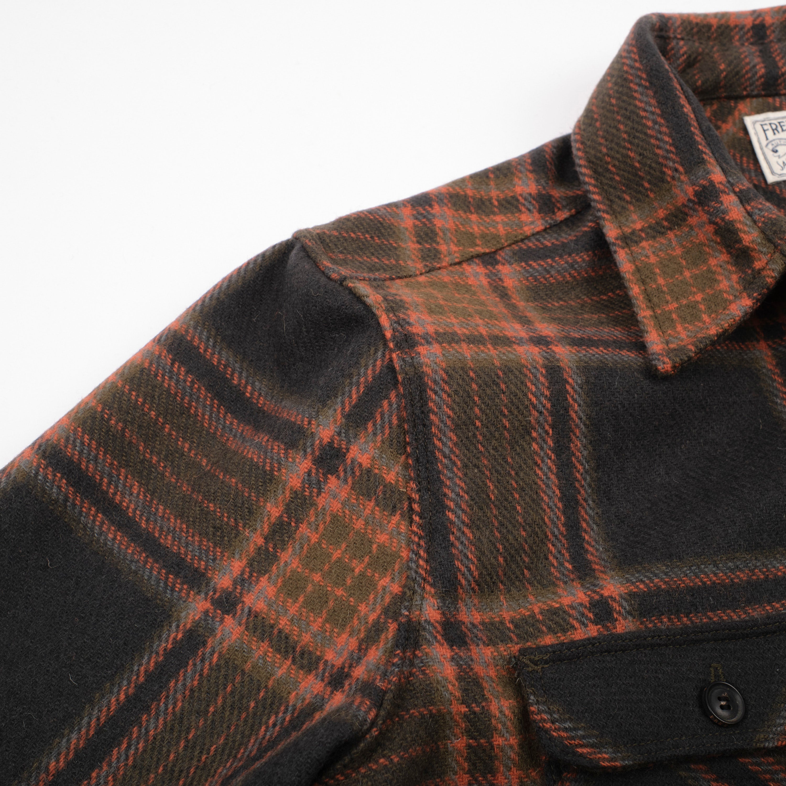 Benson Black Plaid Wool