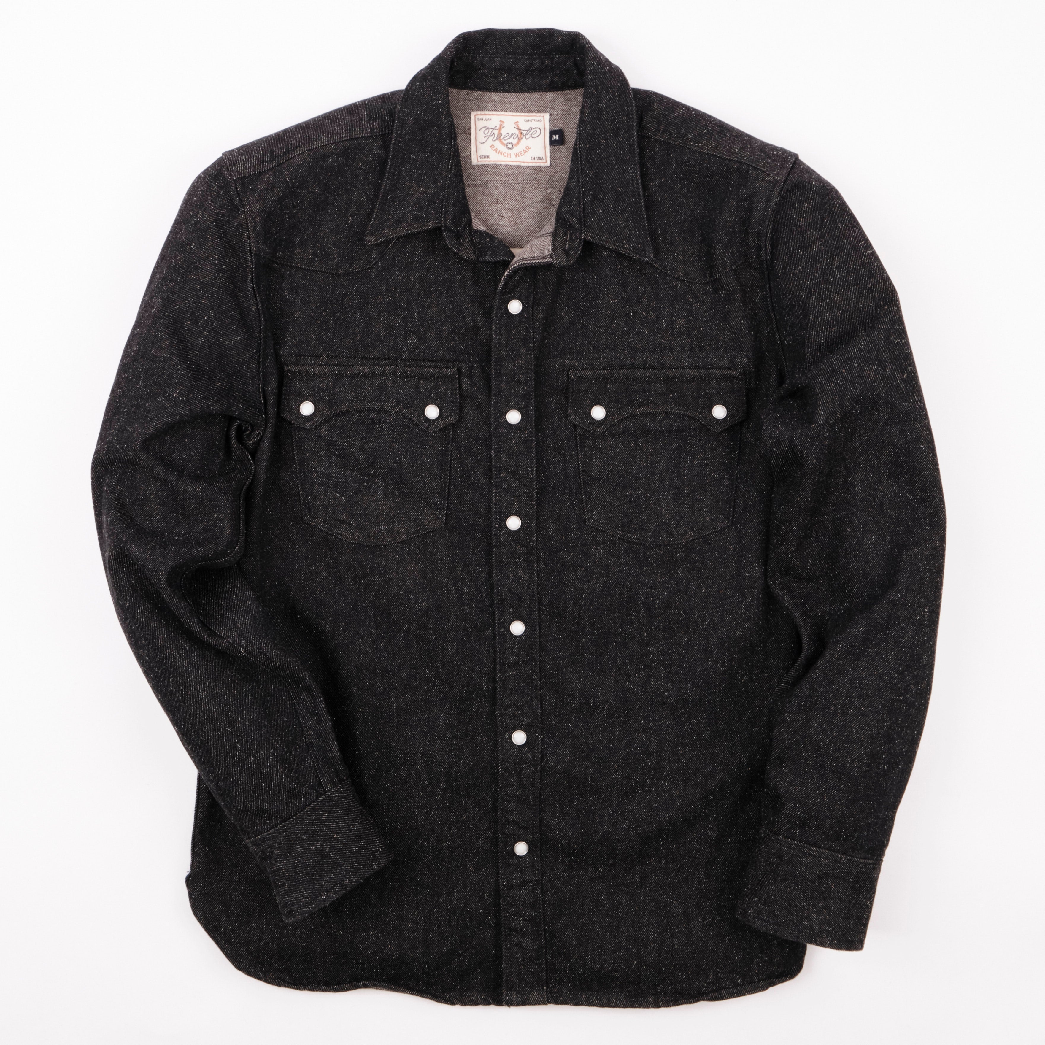 Modern Western Black Nep Denim