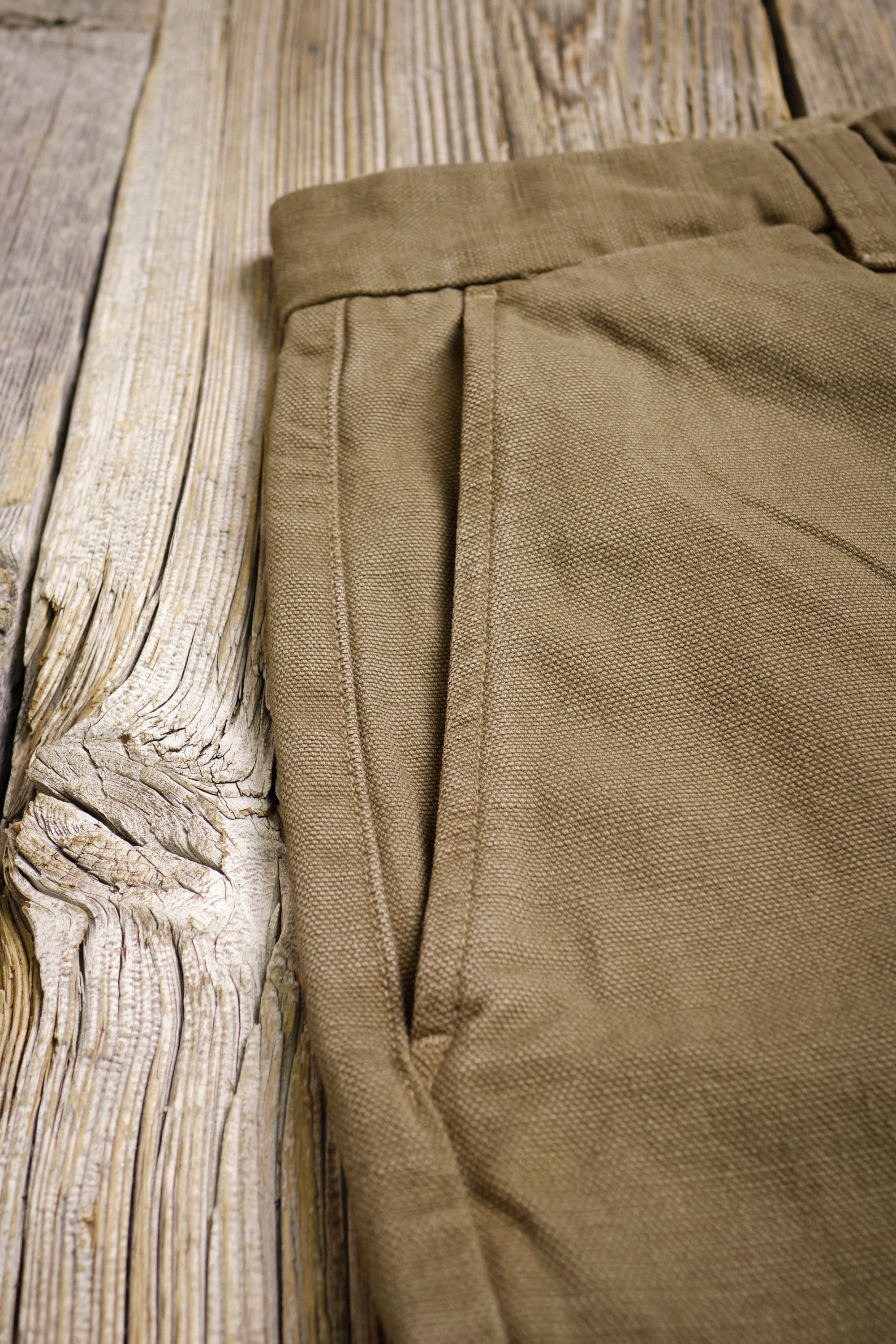 Deck Pant 14 Ounce Slub Army