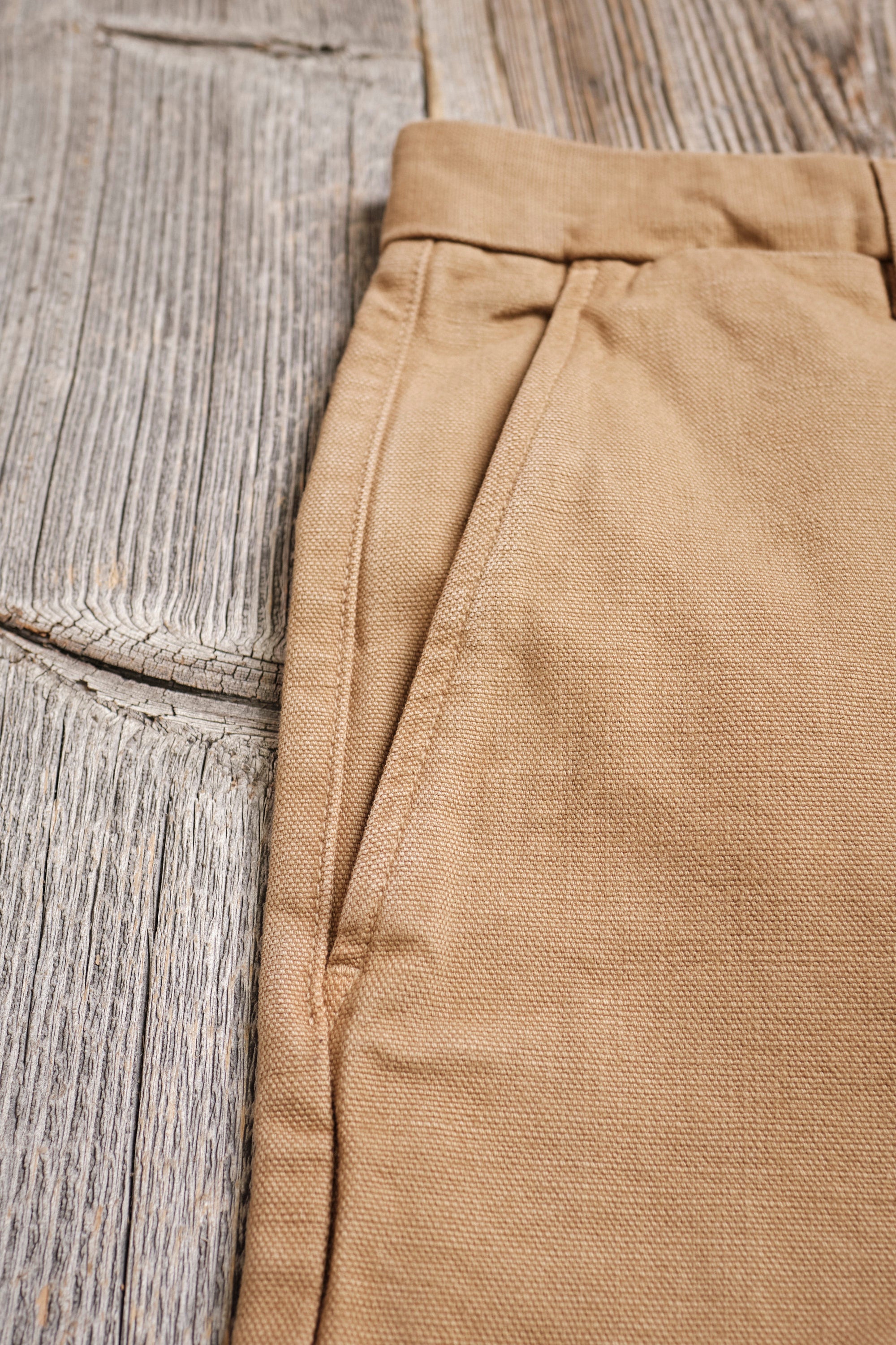 Deck Pant 14 Ounce Slub Tan