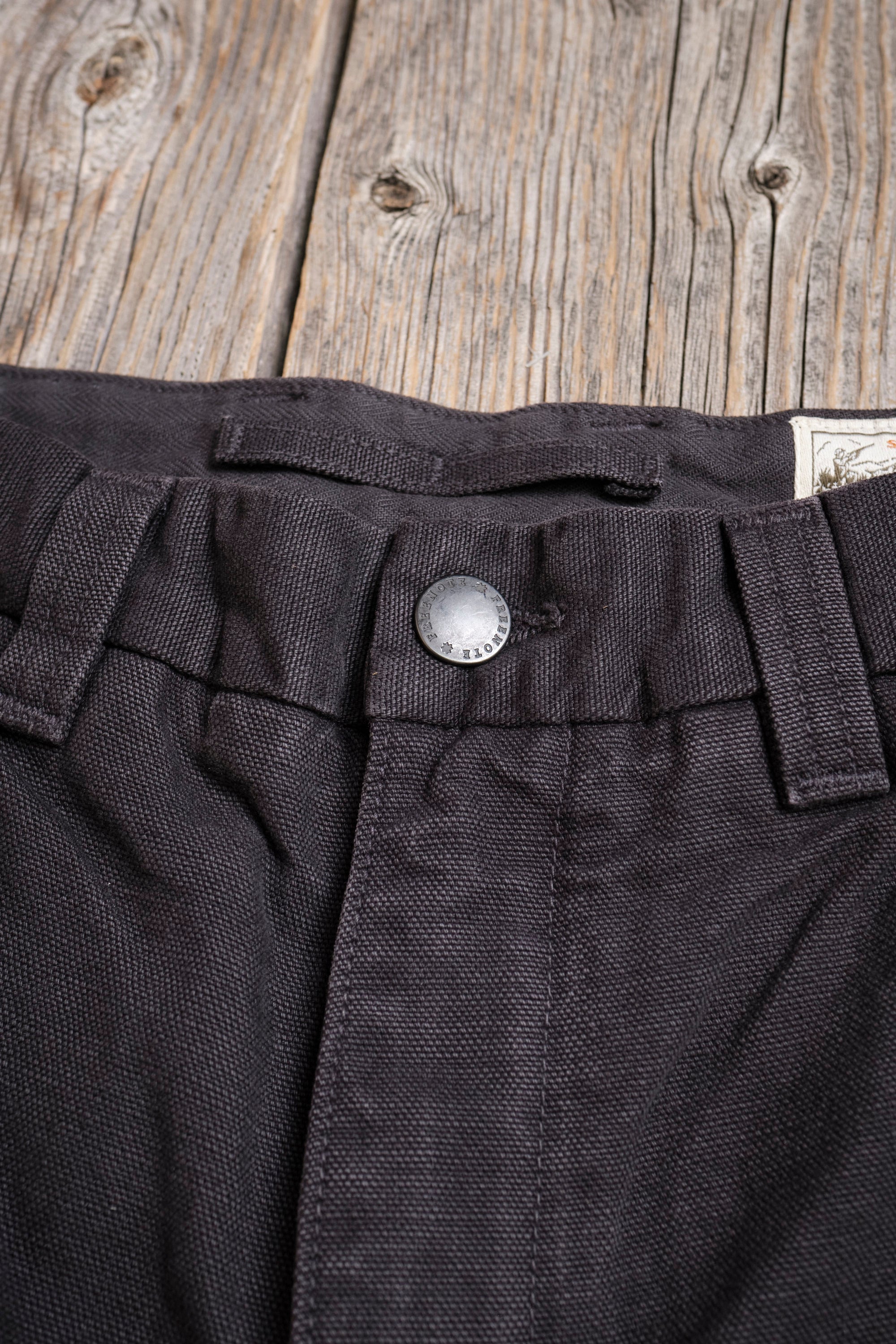 Deck Pant 14 Ounce Slub Black