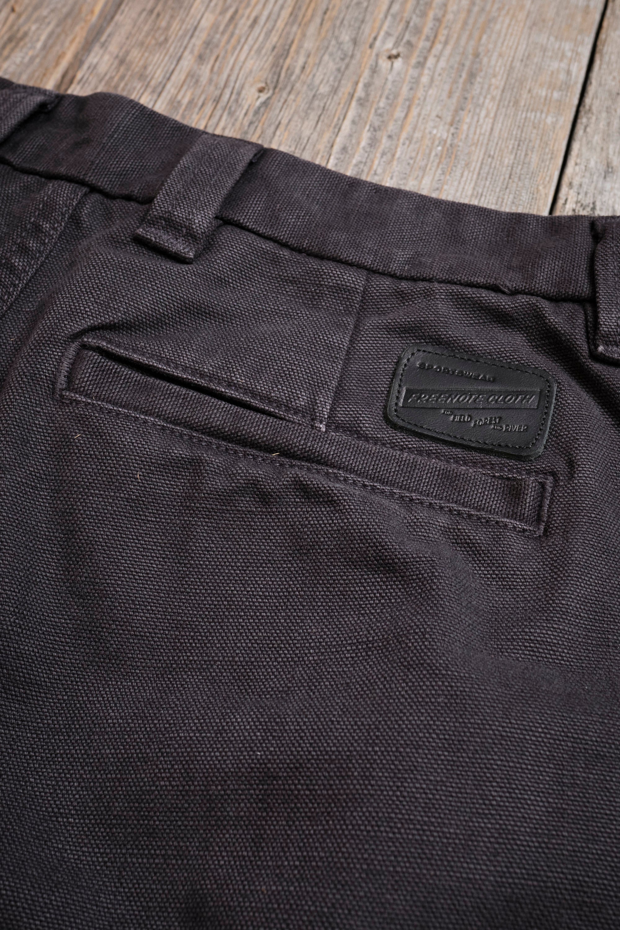 Deck Pant 14 Ounce Slub Black