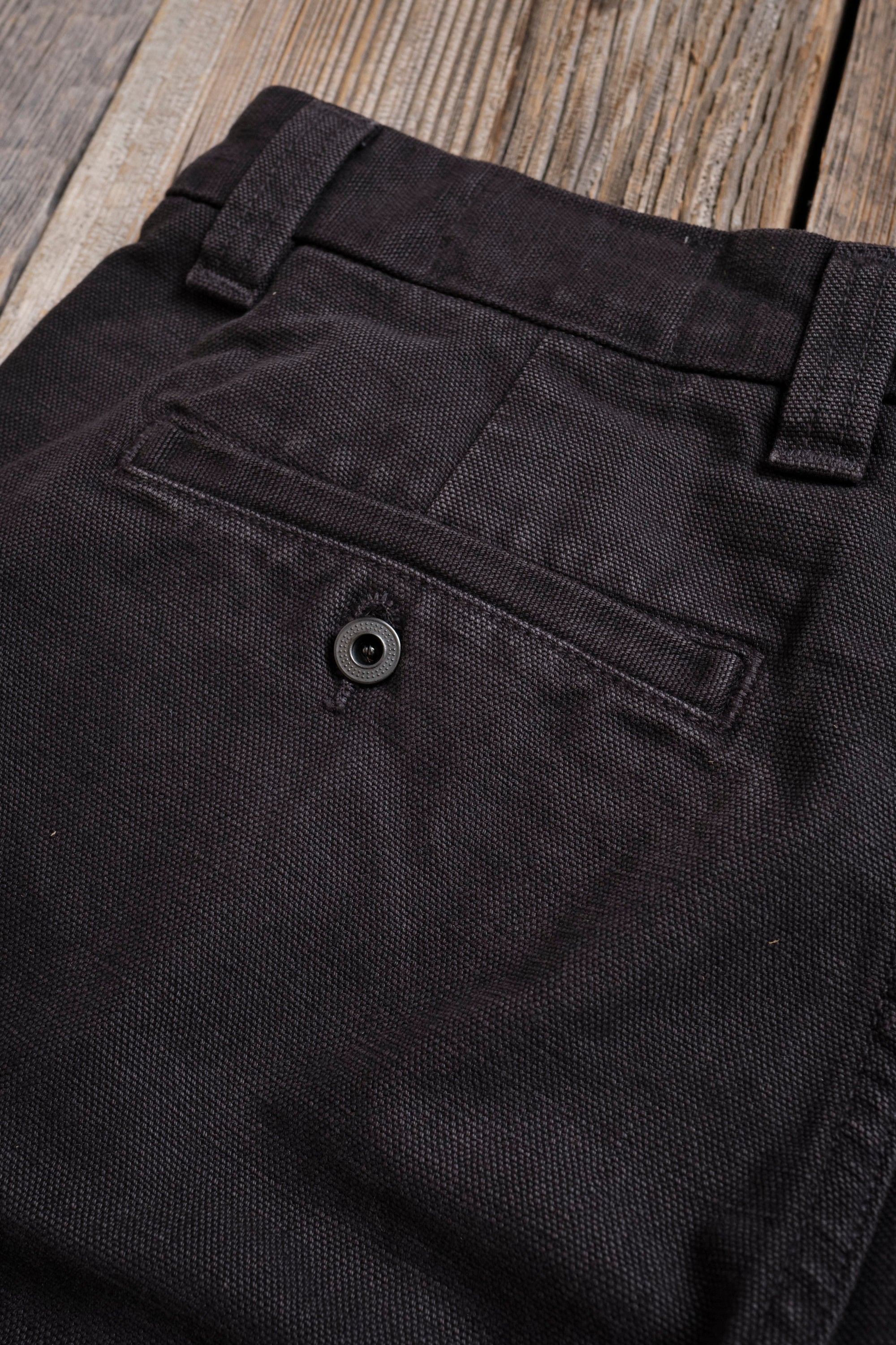 Deck Pant 14 Ounce Slub Black