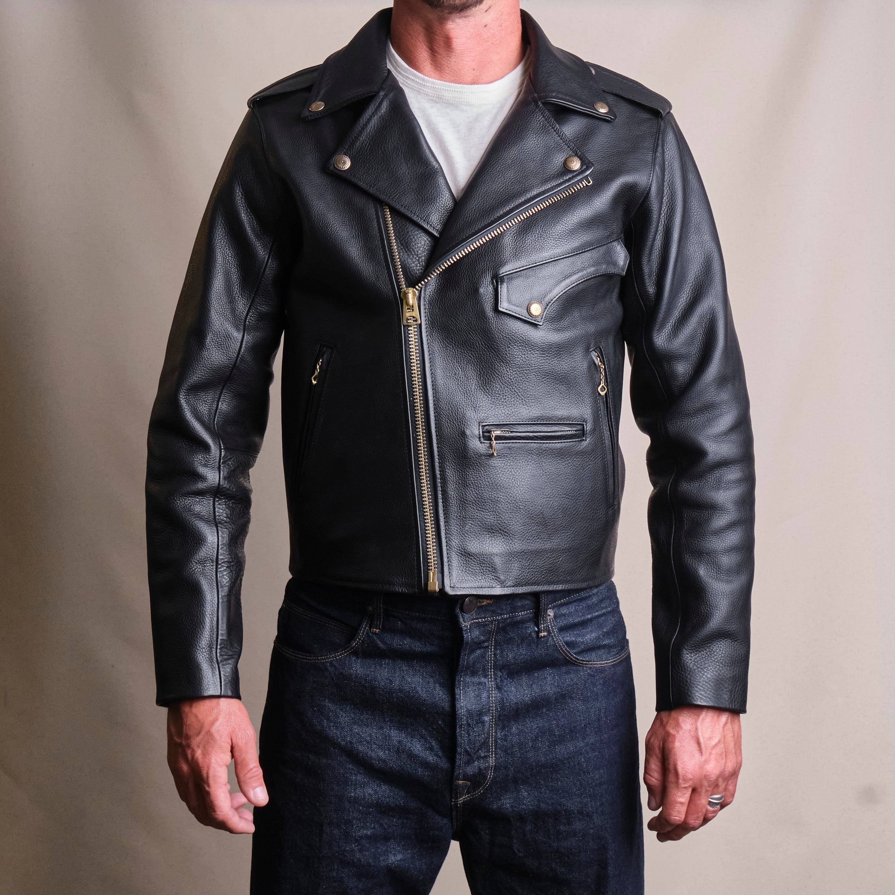 Mooch Moto Jacket | Black Steerhide