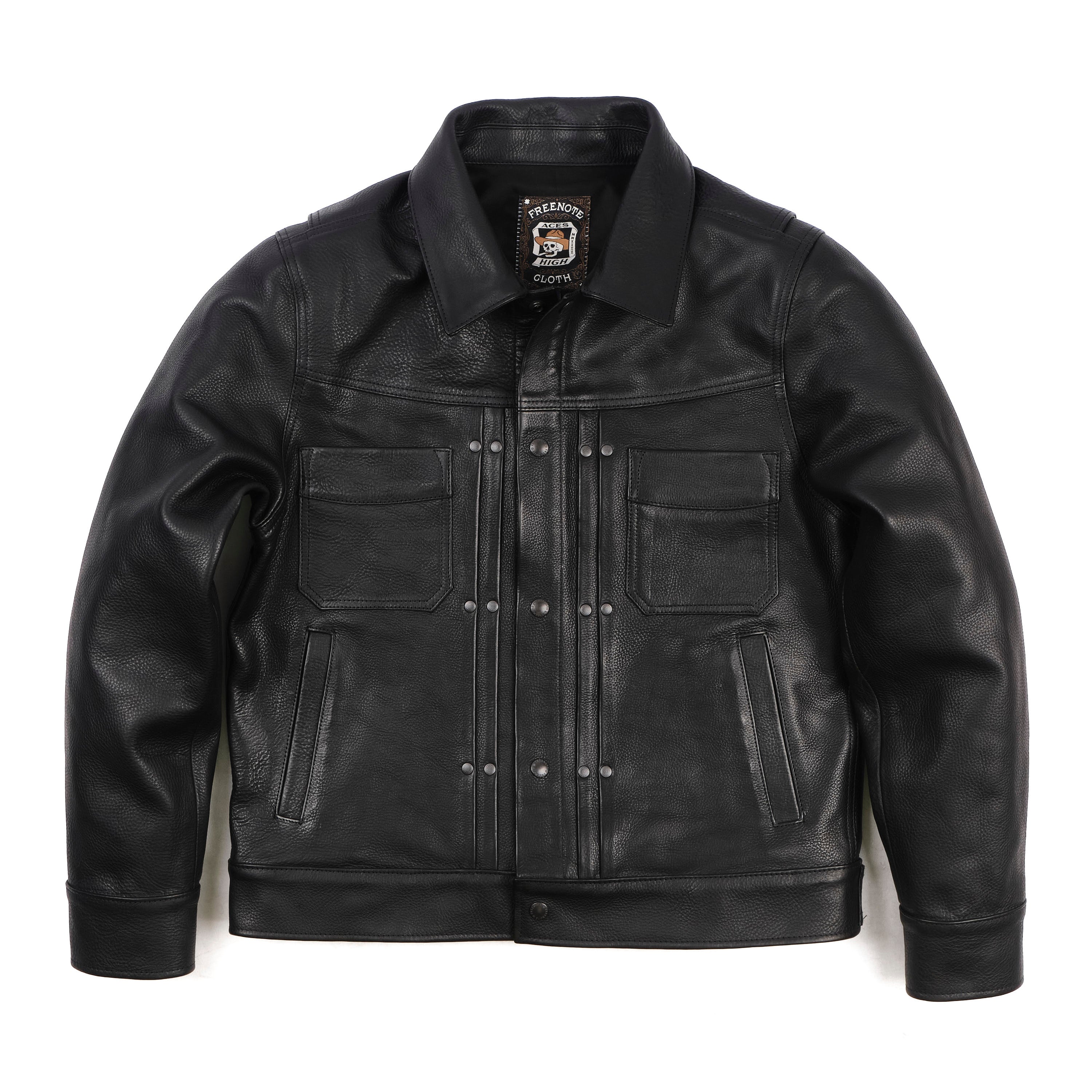 Riders Jacket | Black Steerhide