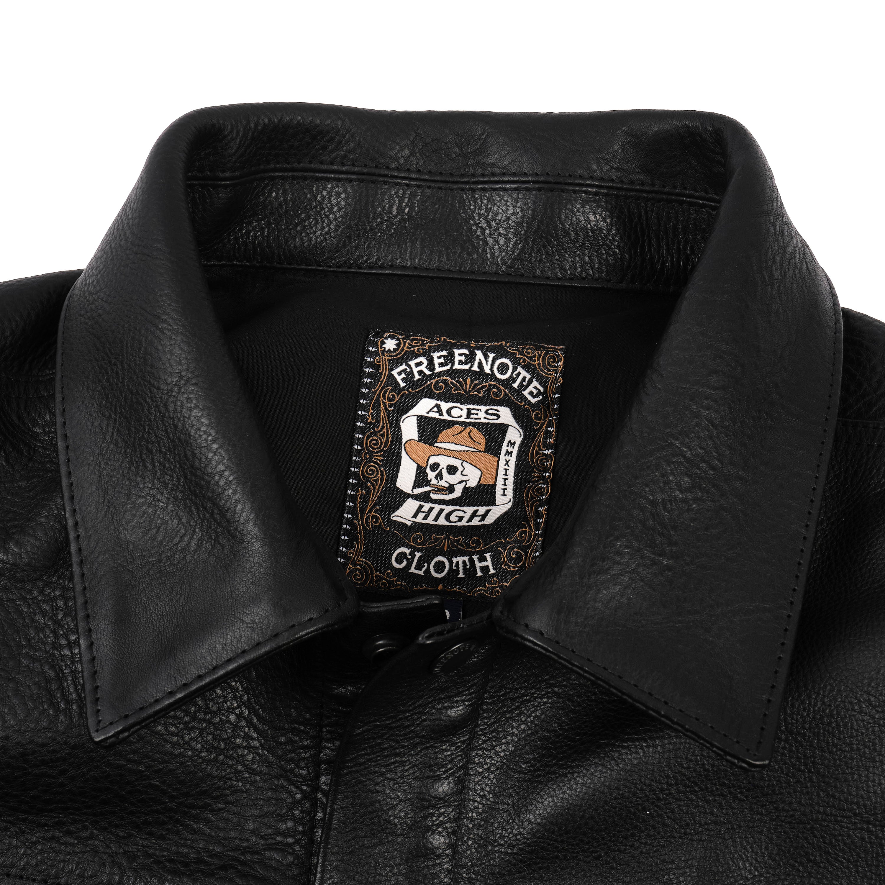 ぴよよarchive riders Gimmick leather JKT Riders Jacket | Black Steerhide