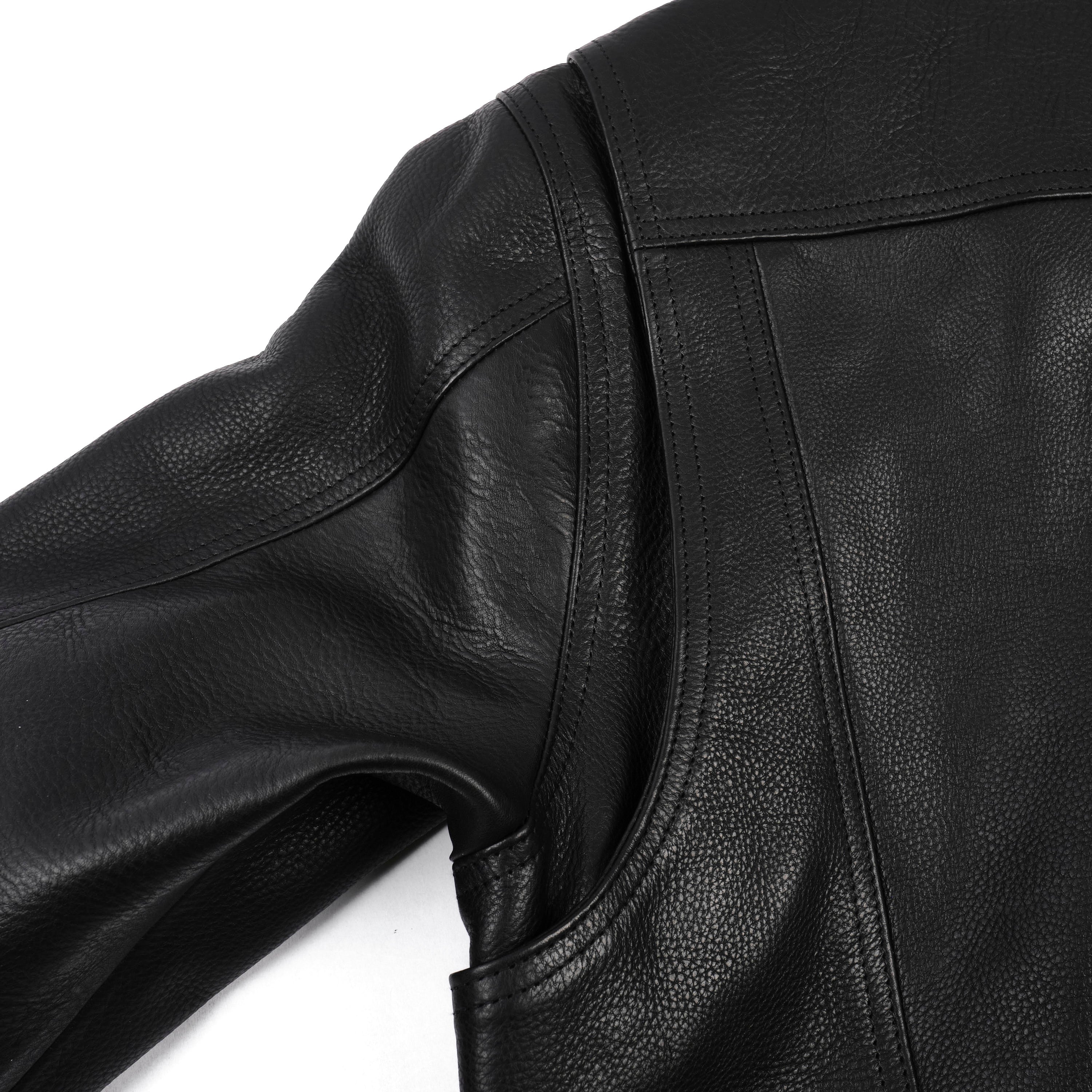 Riders Jacket | Black Steerhide