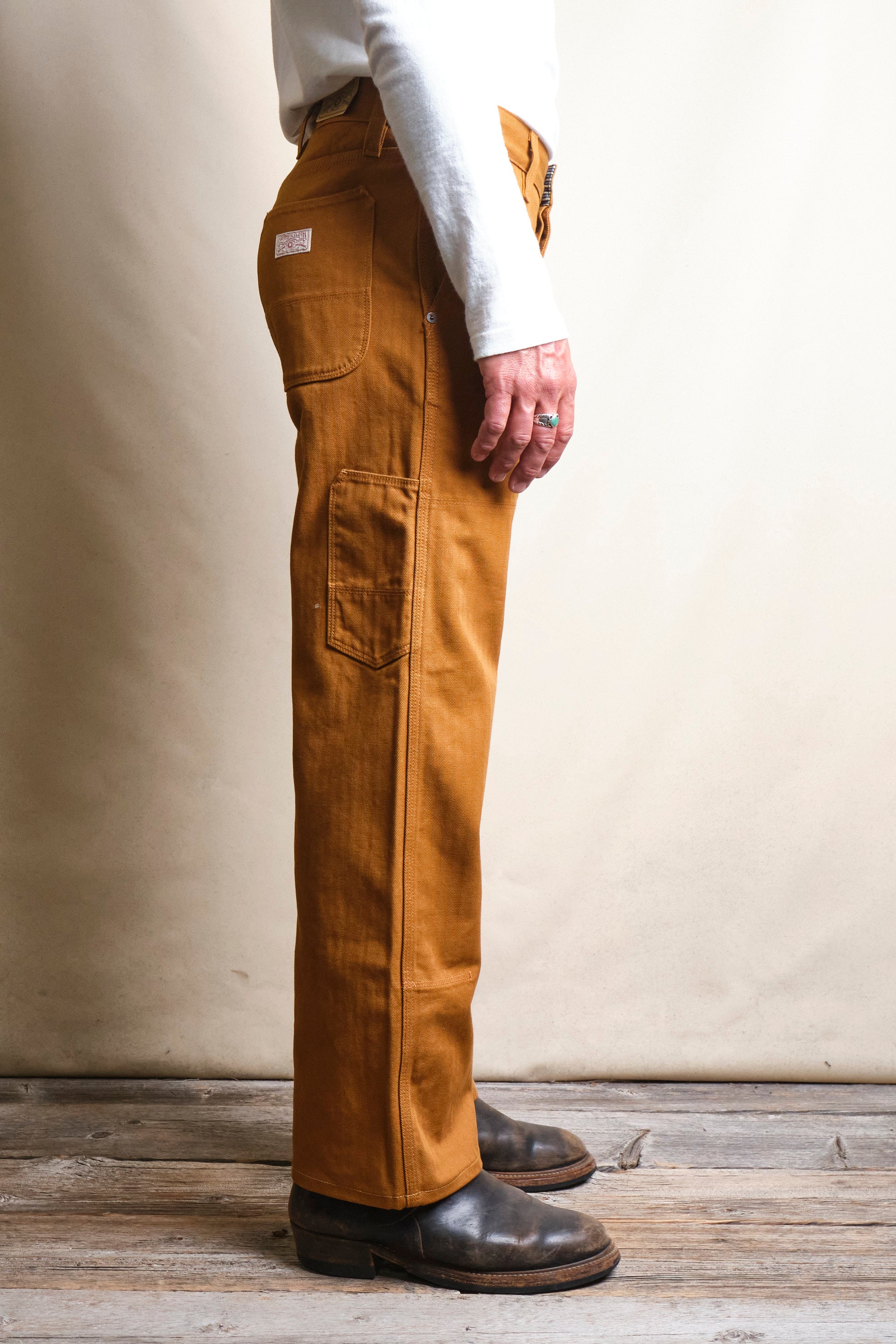 OHGA オーガ　TRENCH PANTS Ortega Pant | 13 Ounce Rust Herringbone