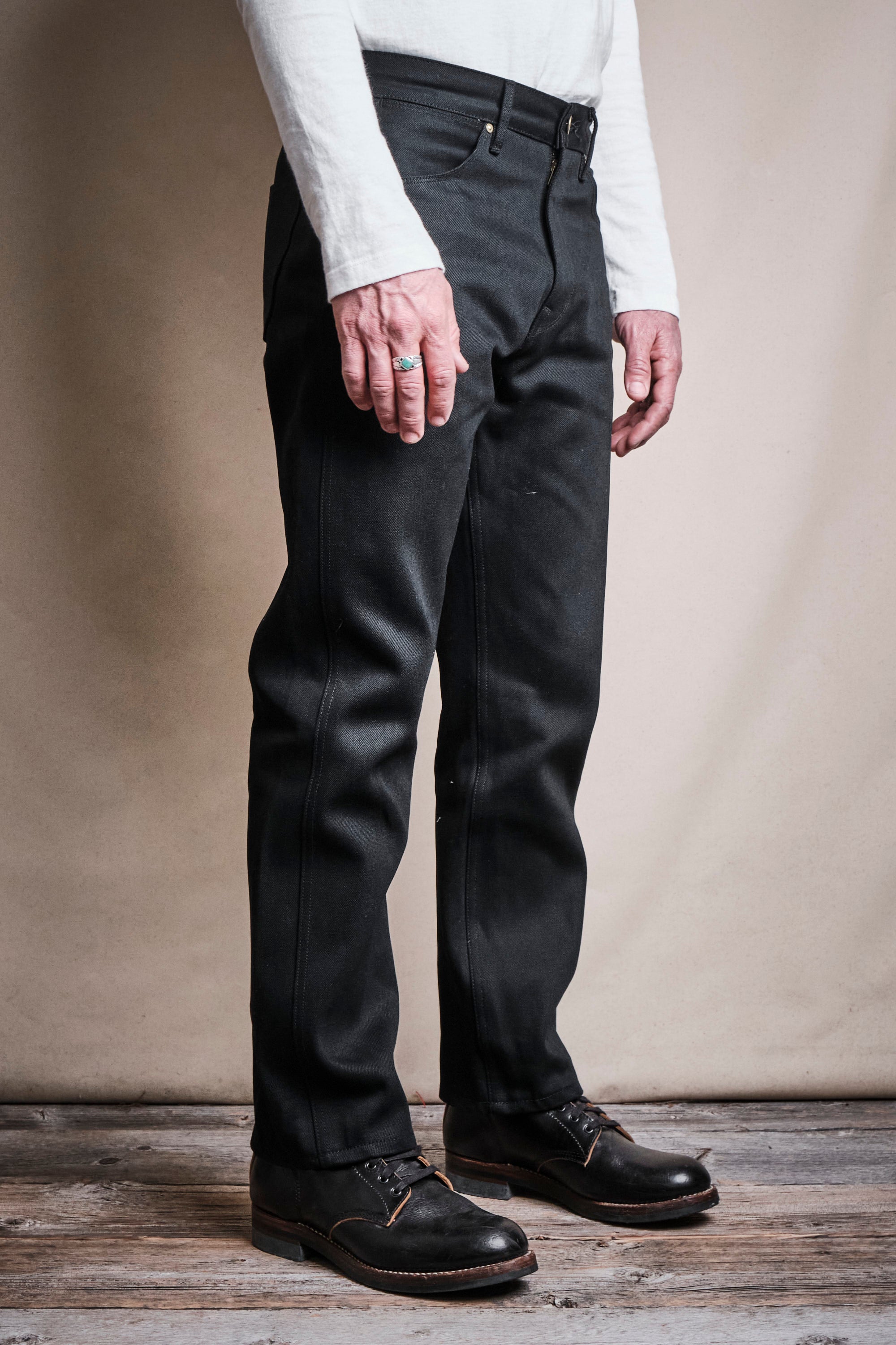 Wilkes Western 15.75 Ounce Black Denim