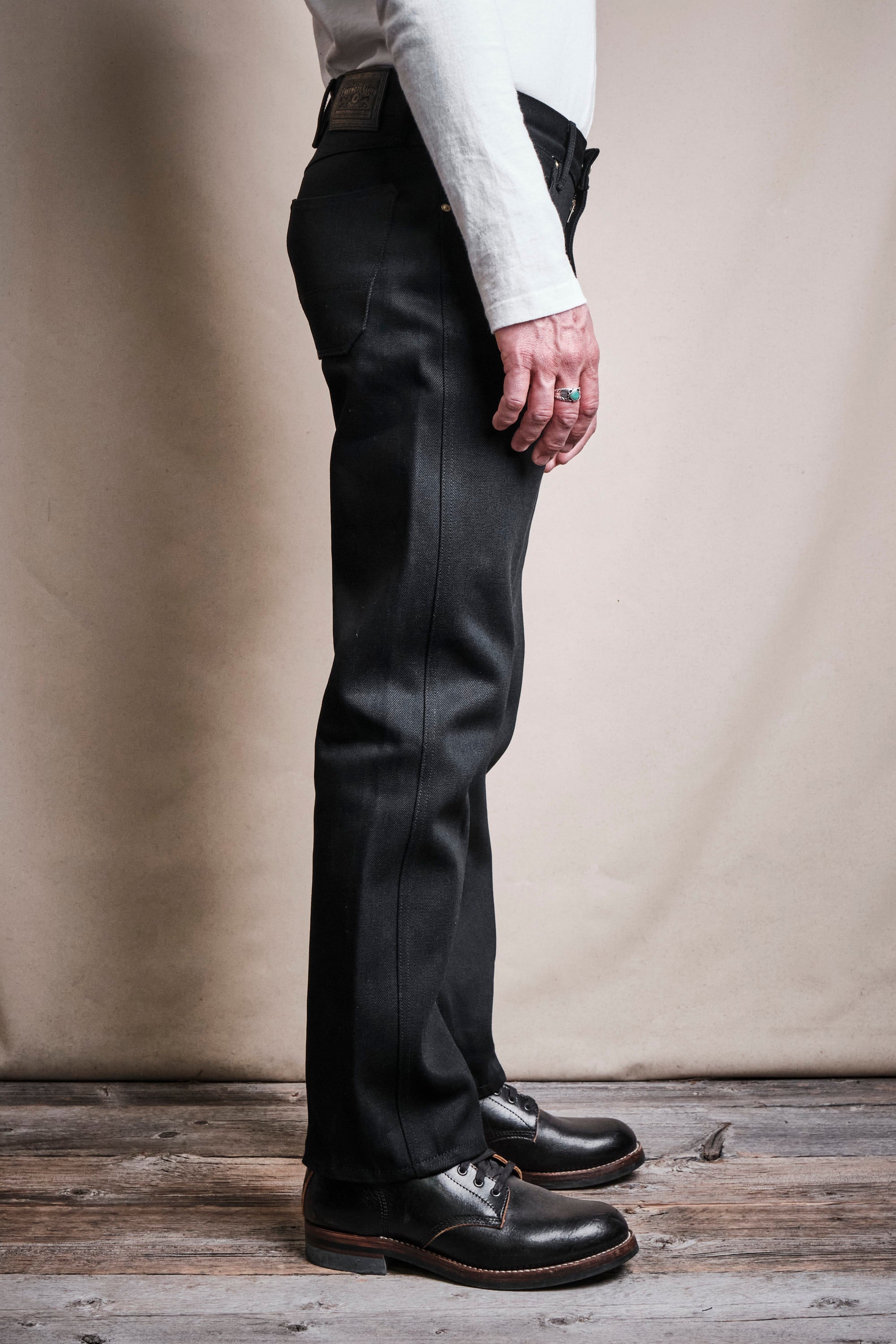 Wilkes Western 15.75 Ounce Black Denim