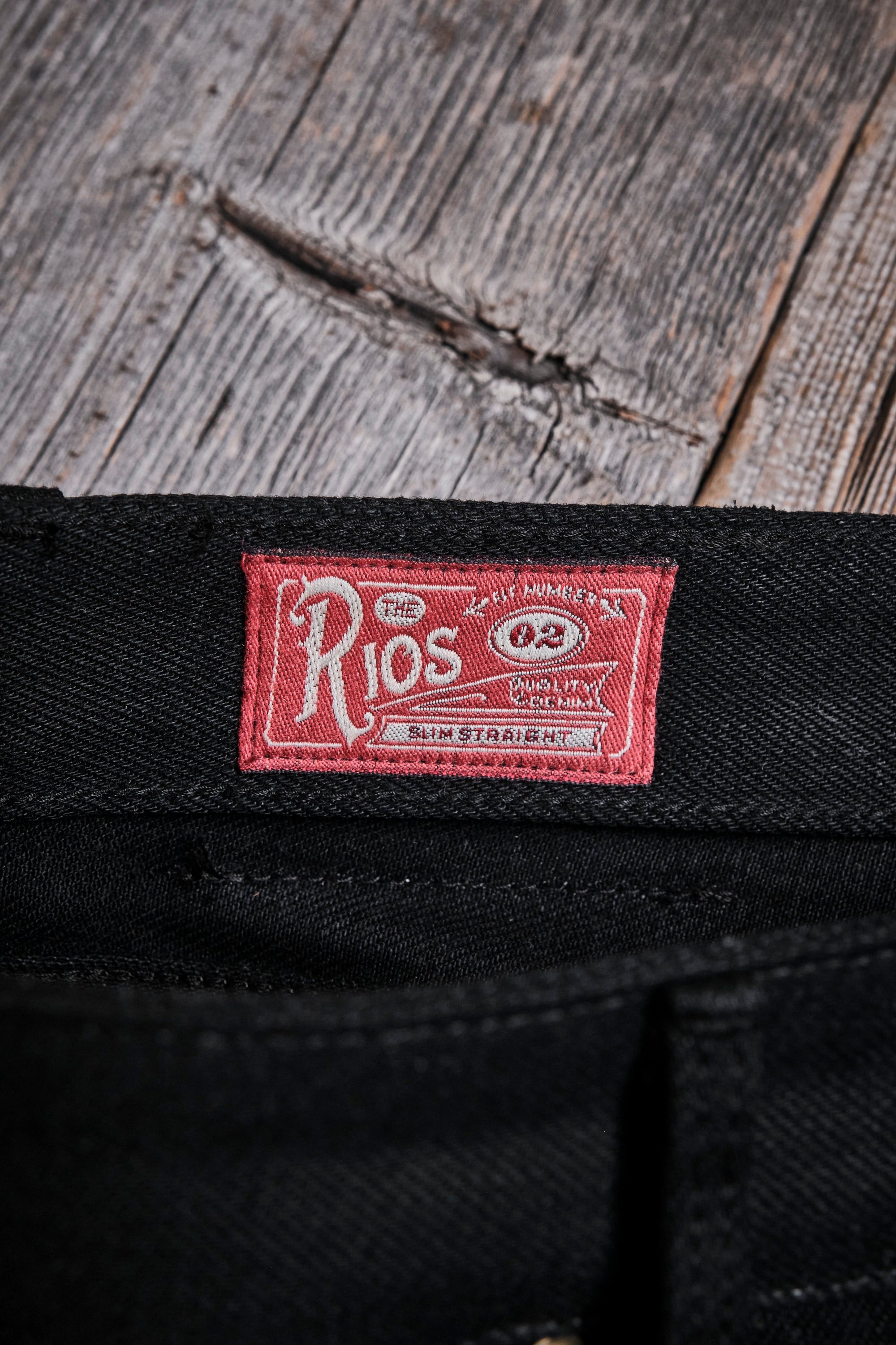 Rios 15.75 Ounce Black Denim
