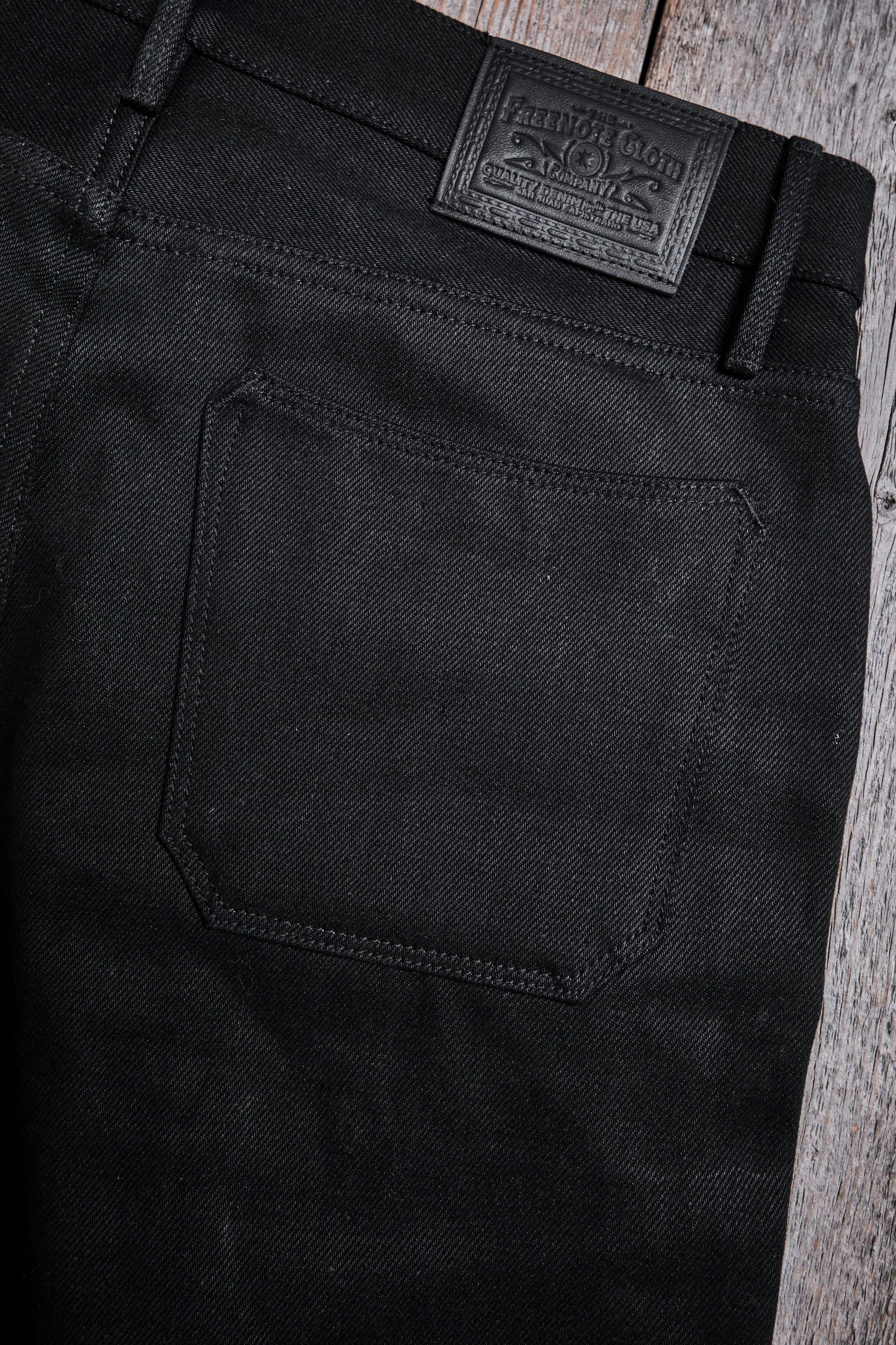 Portola Classic Taper 15.75 Ounce Black Denim