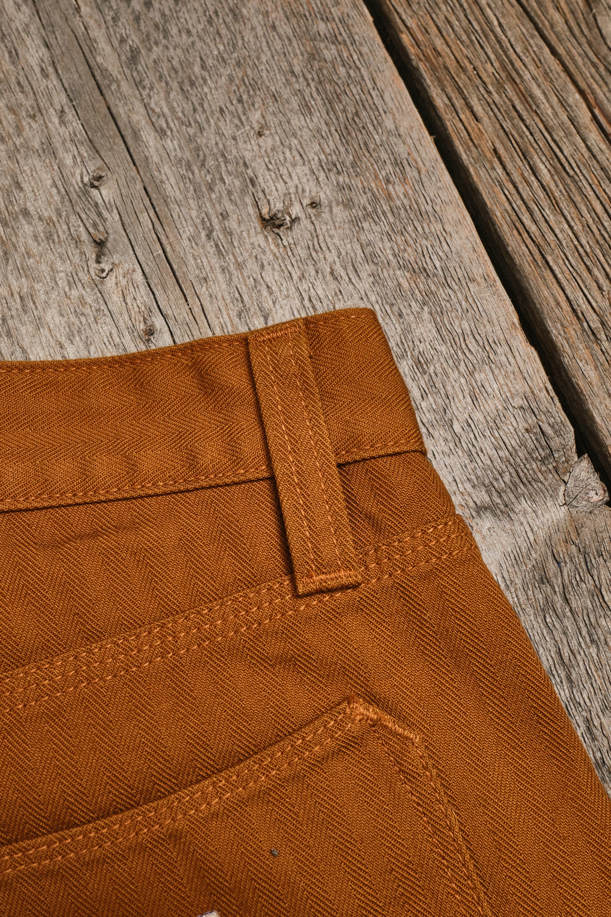 Ortega Pant | 13 Ounce Rust Herringbone