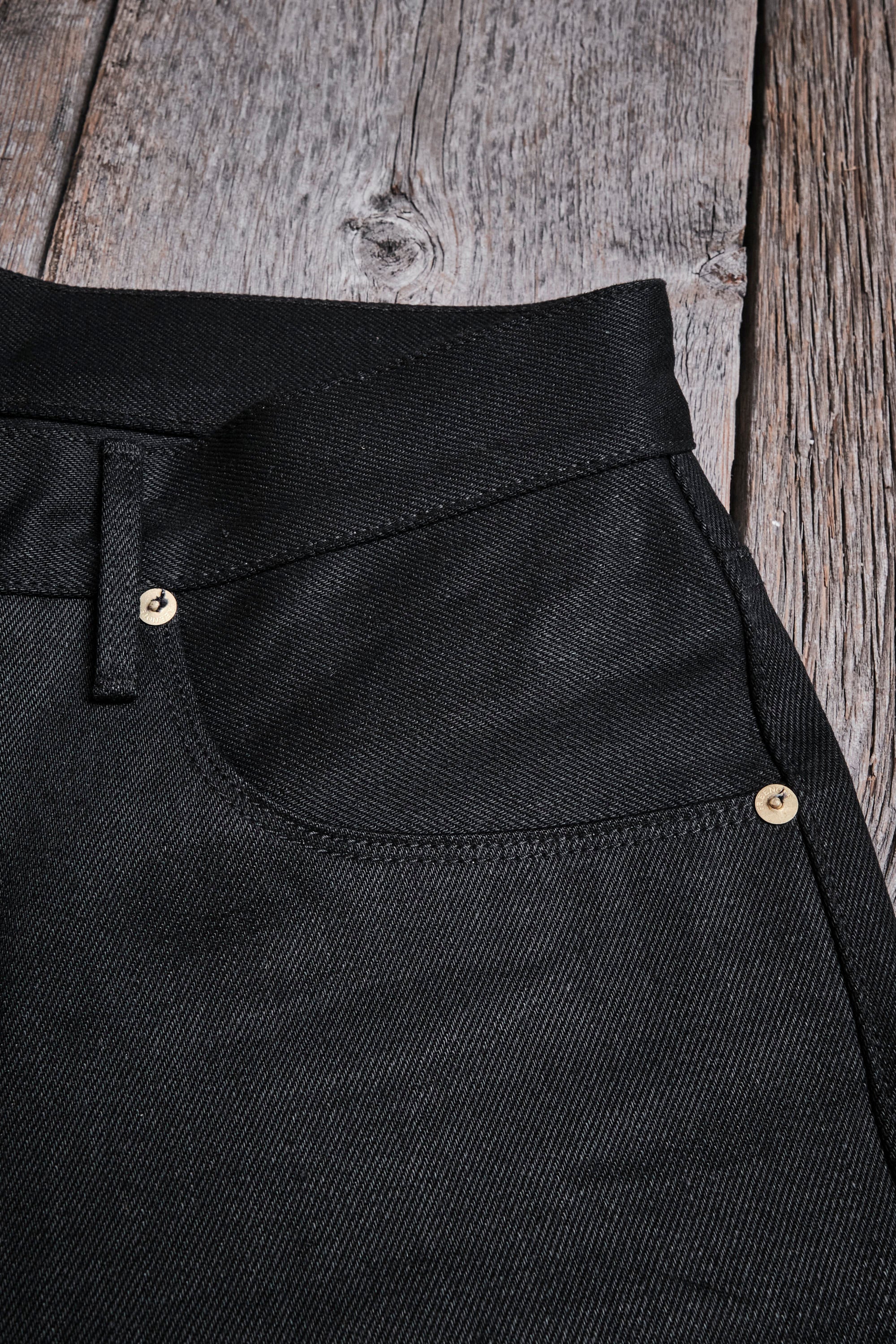 Modesto 15.75 Ounce Black Denim