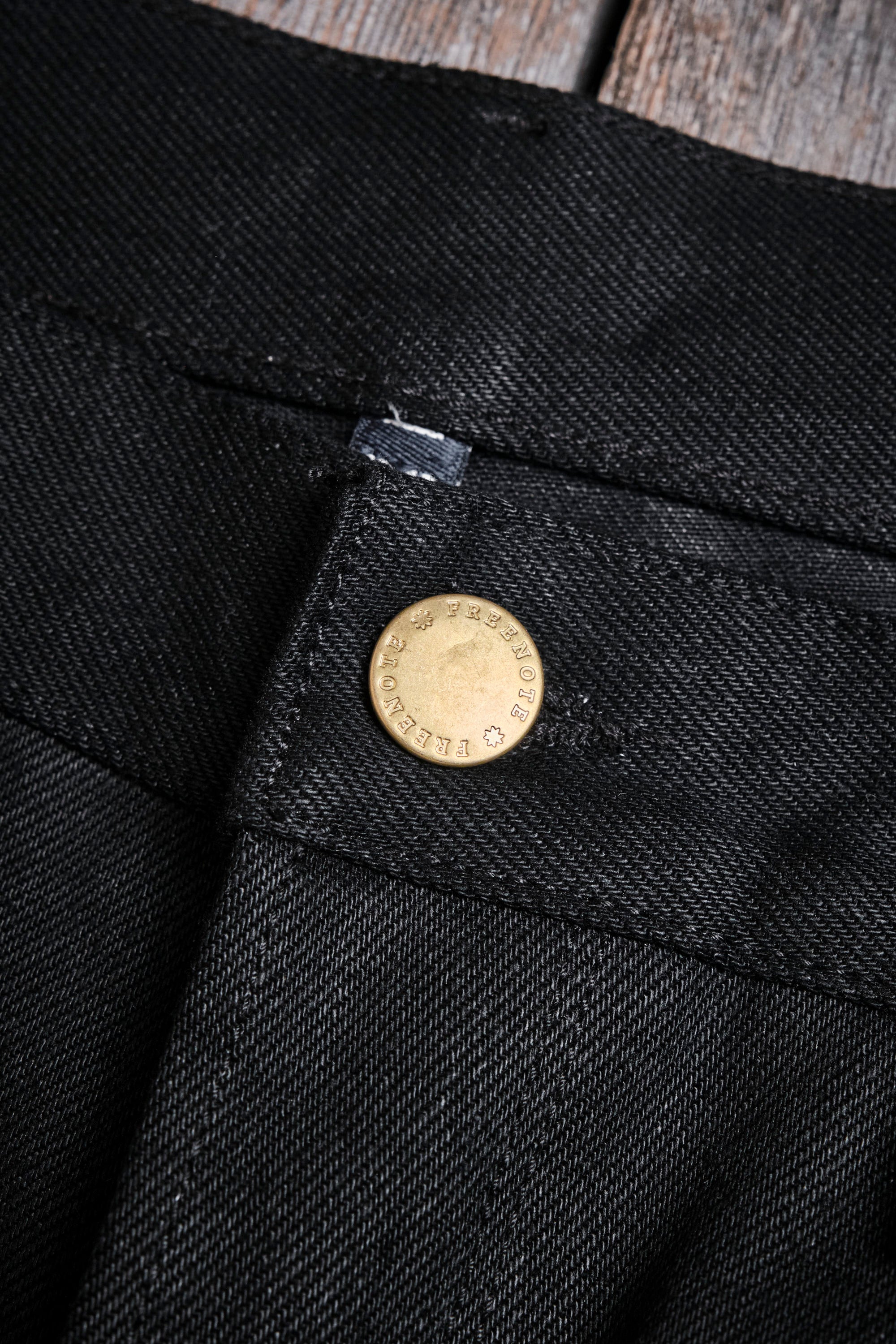 ハ*ン様 Bartack Alls x Foremost Black Denim Modesto Straight | 15.75 Ounce Black Denim