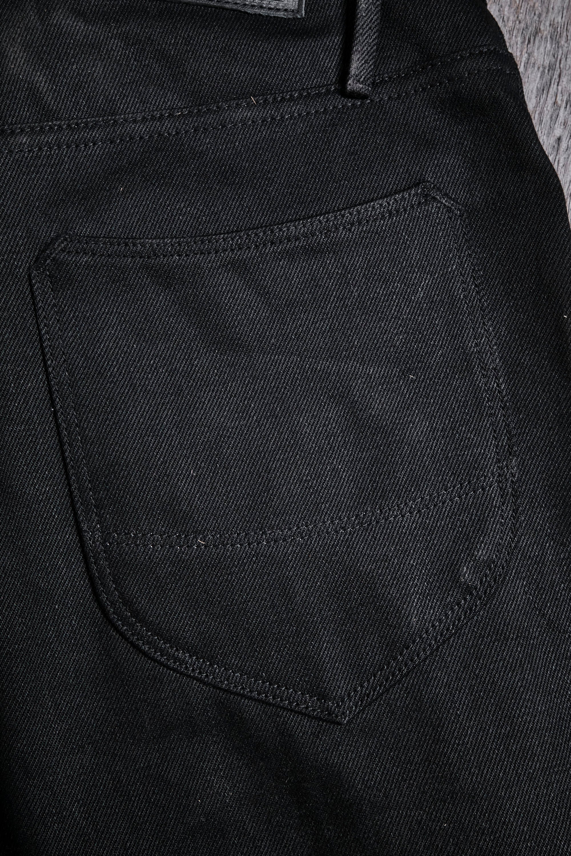 Modesto Straight | 15.75 Ounce Black Denim