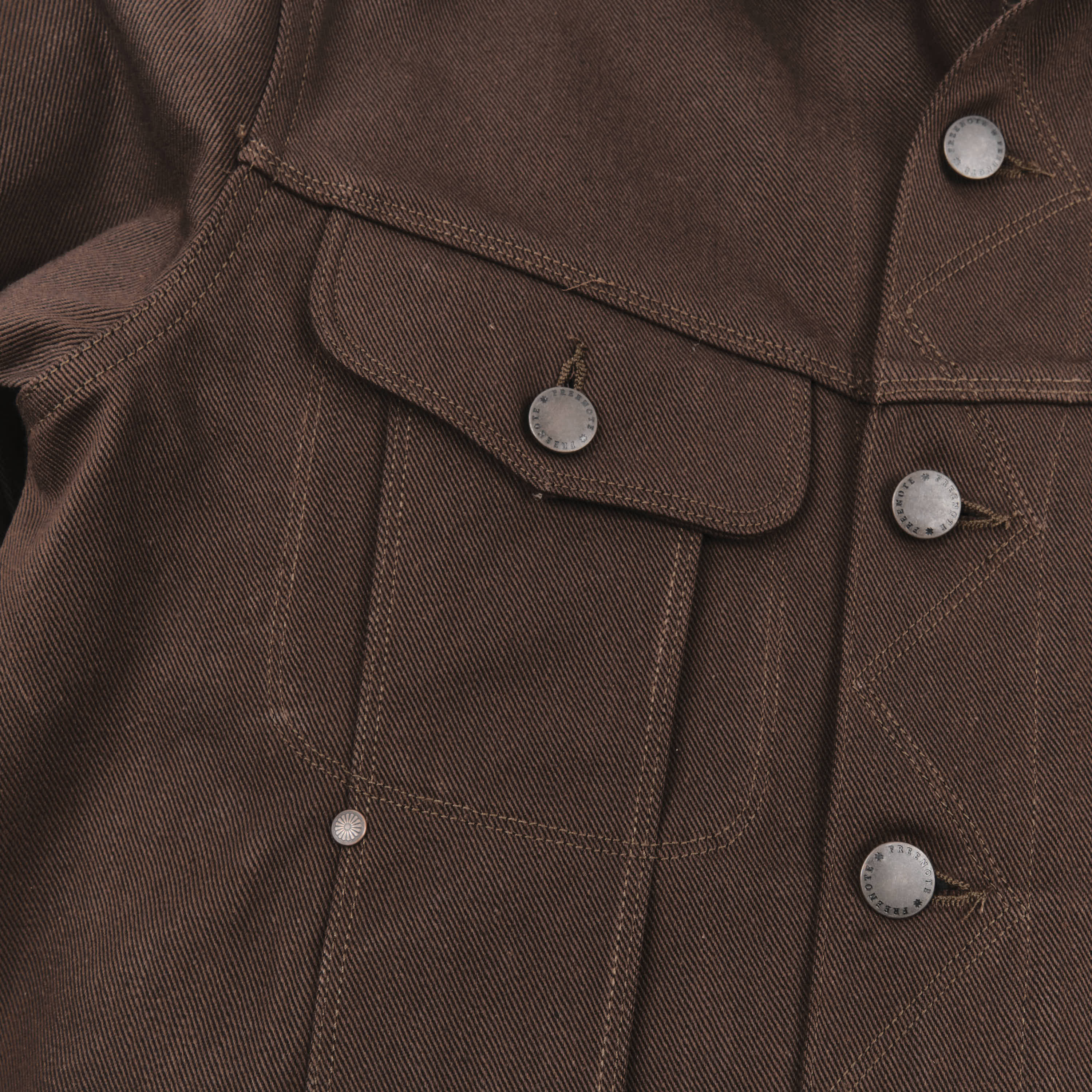 High Low | 15 Ounce Dark Brown Denim Jacket