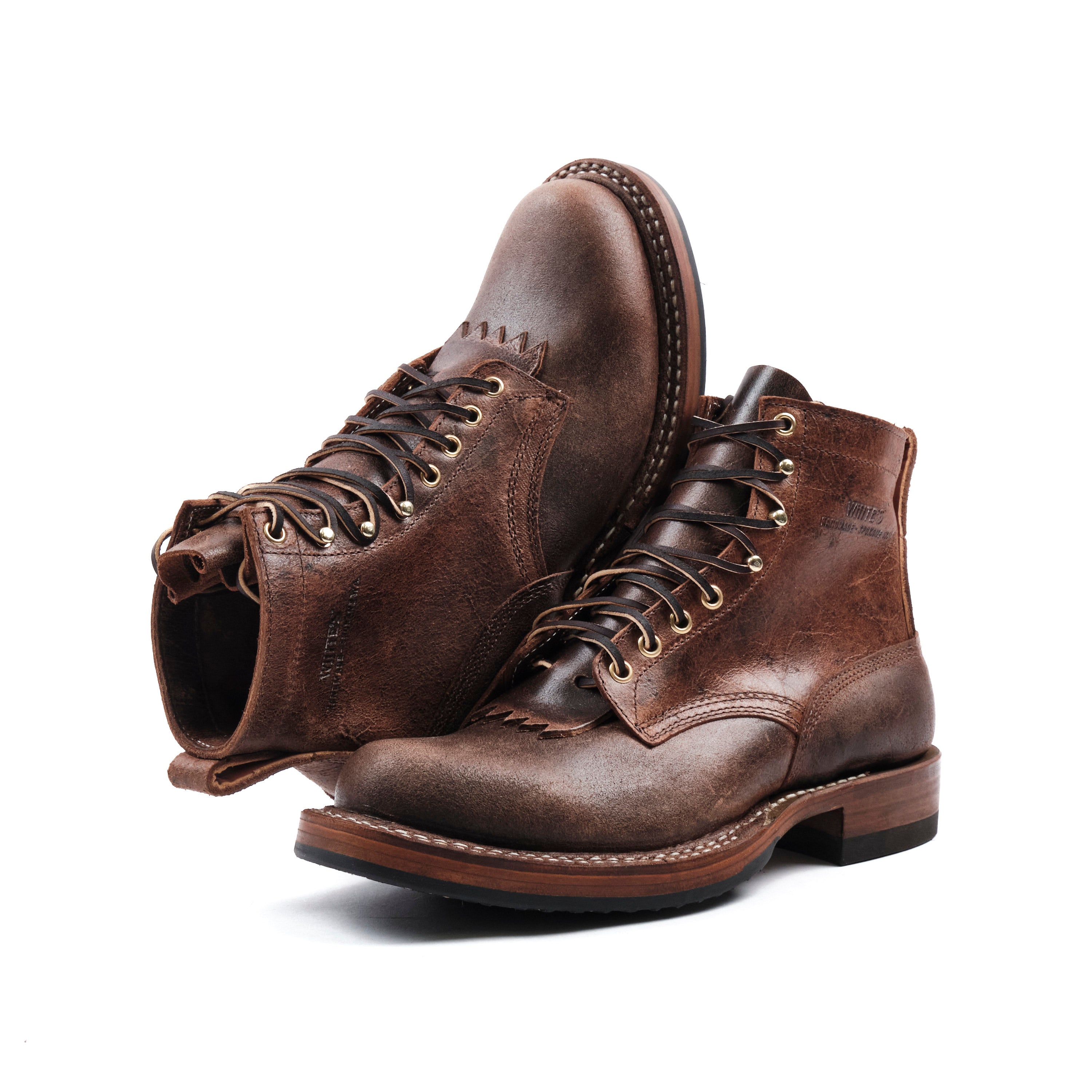 White's x Freenote | 9338 Last Cutter LTT - Burgundy Double Shot