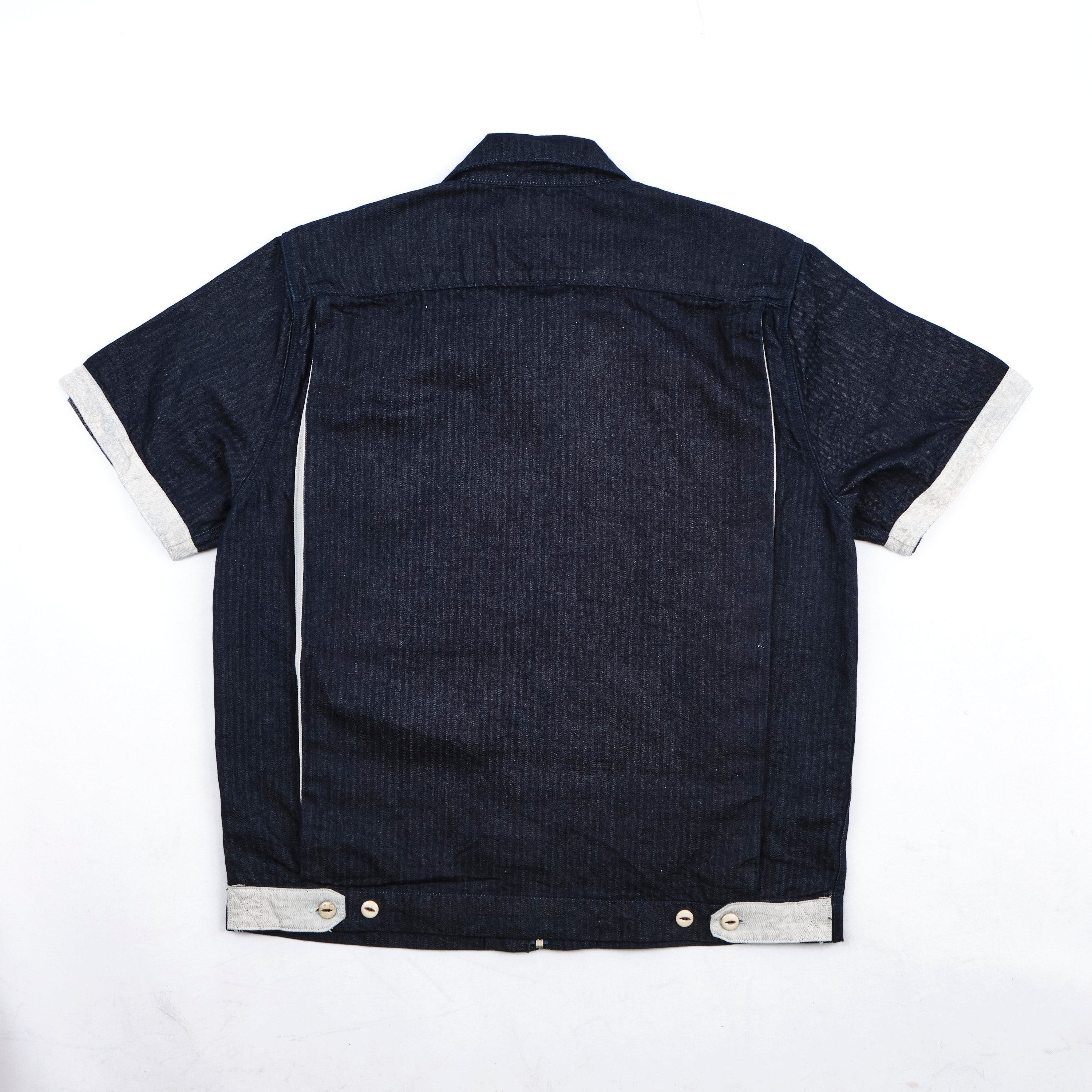 Yorba Navy Herringbone