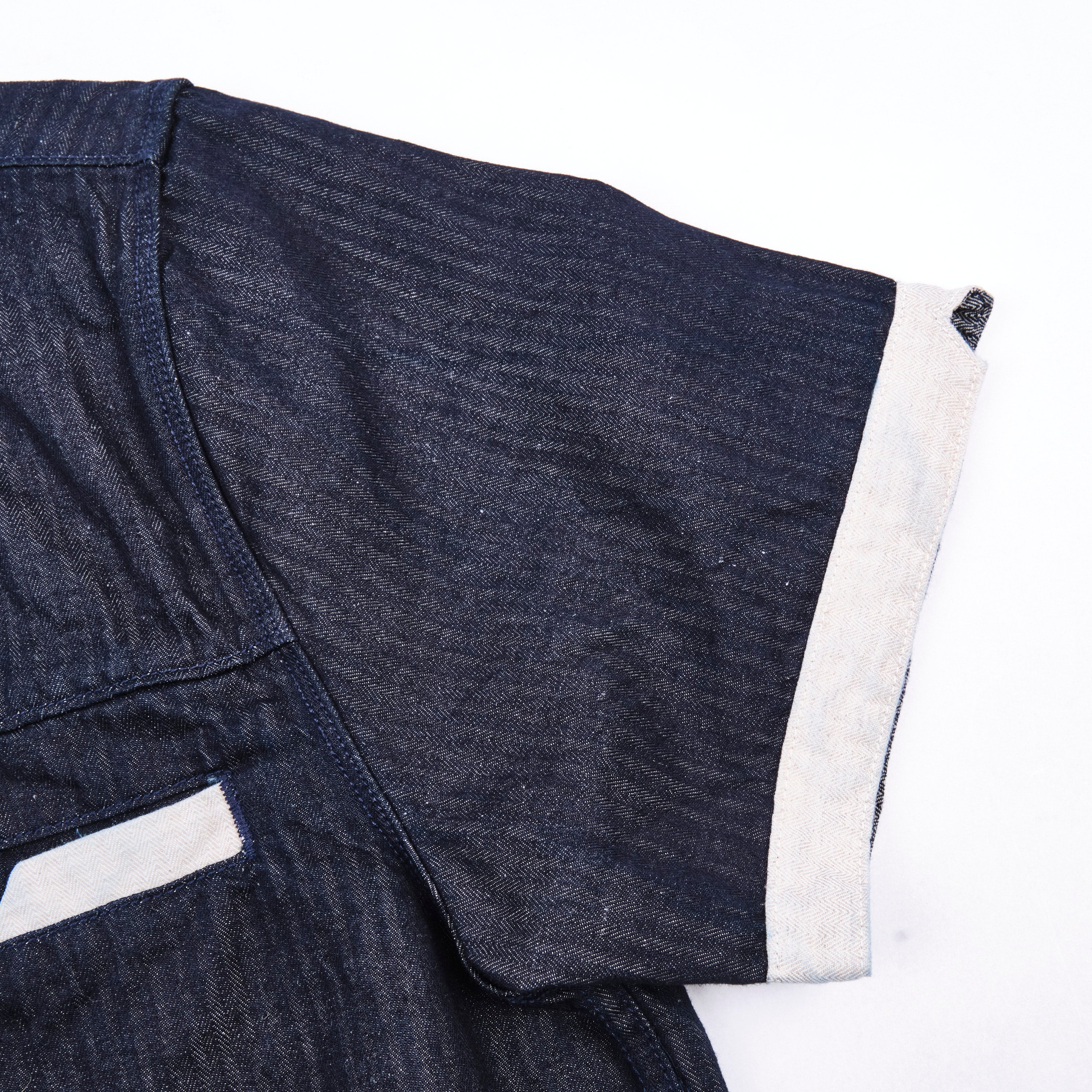 Yorba Navy Herringbone