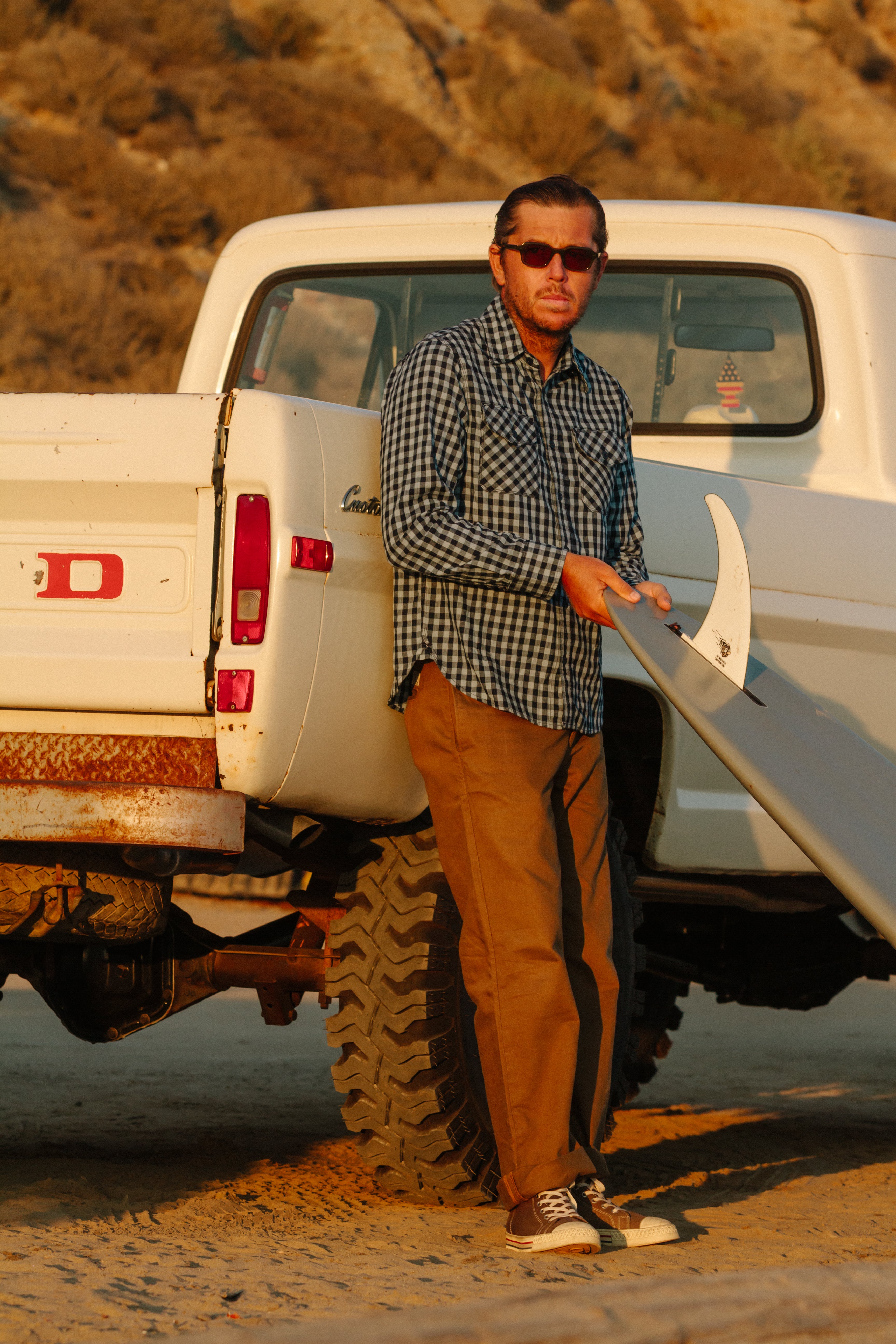 Wells Indigo Gingham