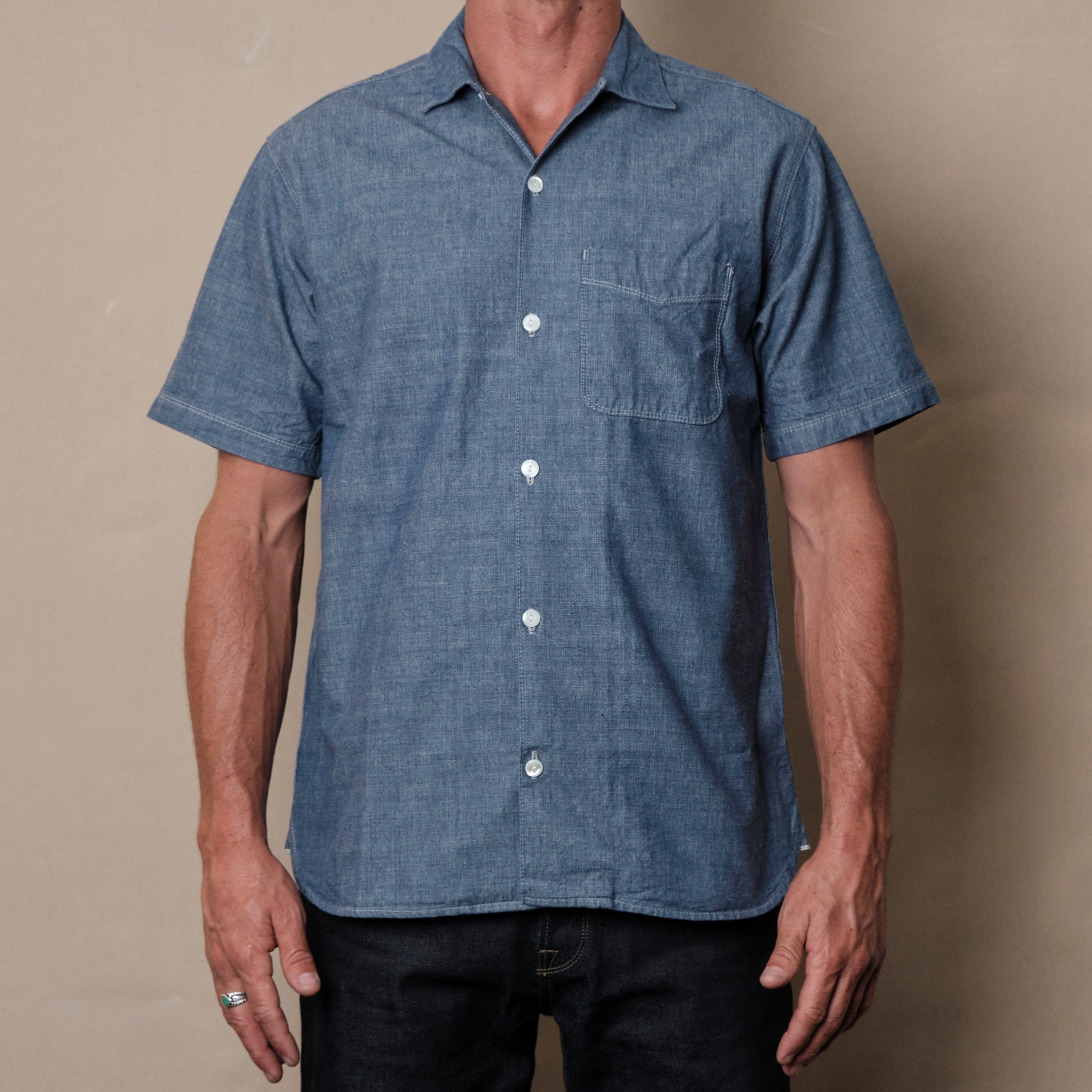 Hawaiian Navy Chambray