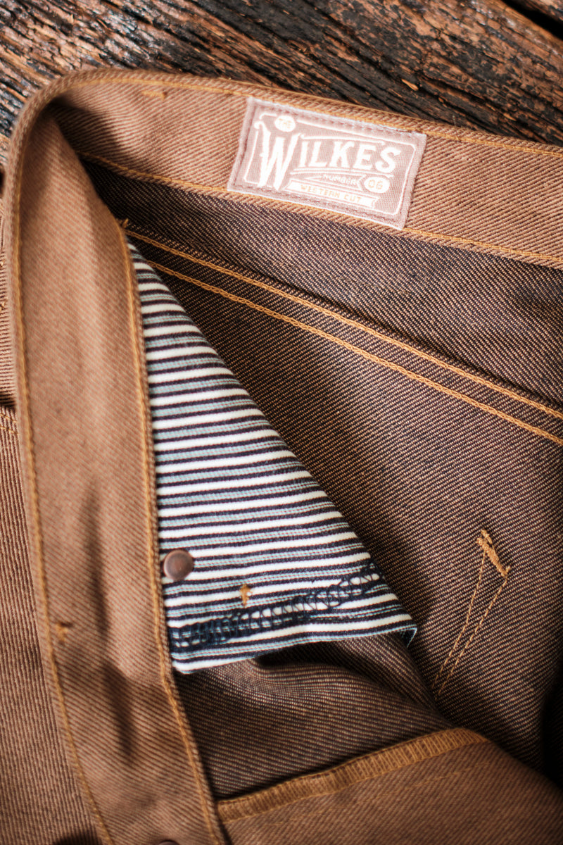 Wilkes Western <span>15 Ounce Brown Denim </span>