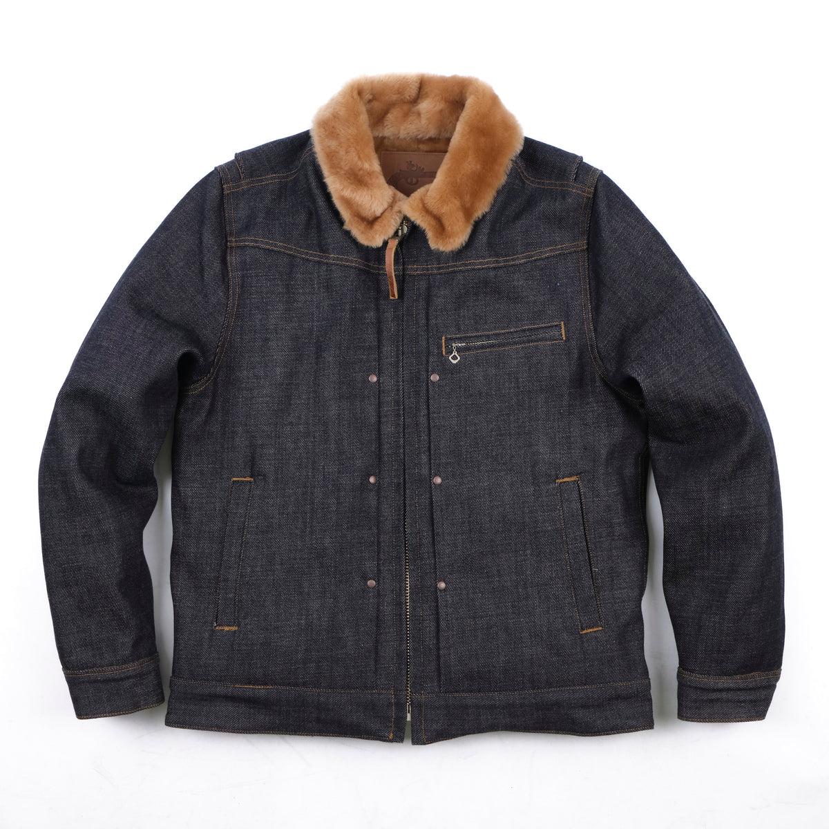 Free Note Cloth RJ2 Shearling Collar Jacket