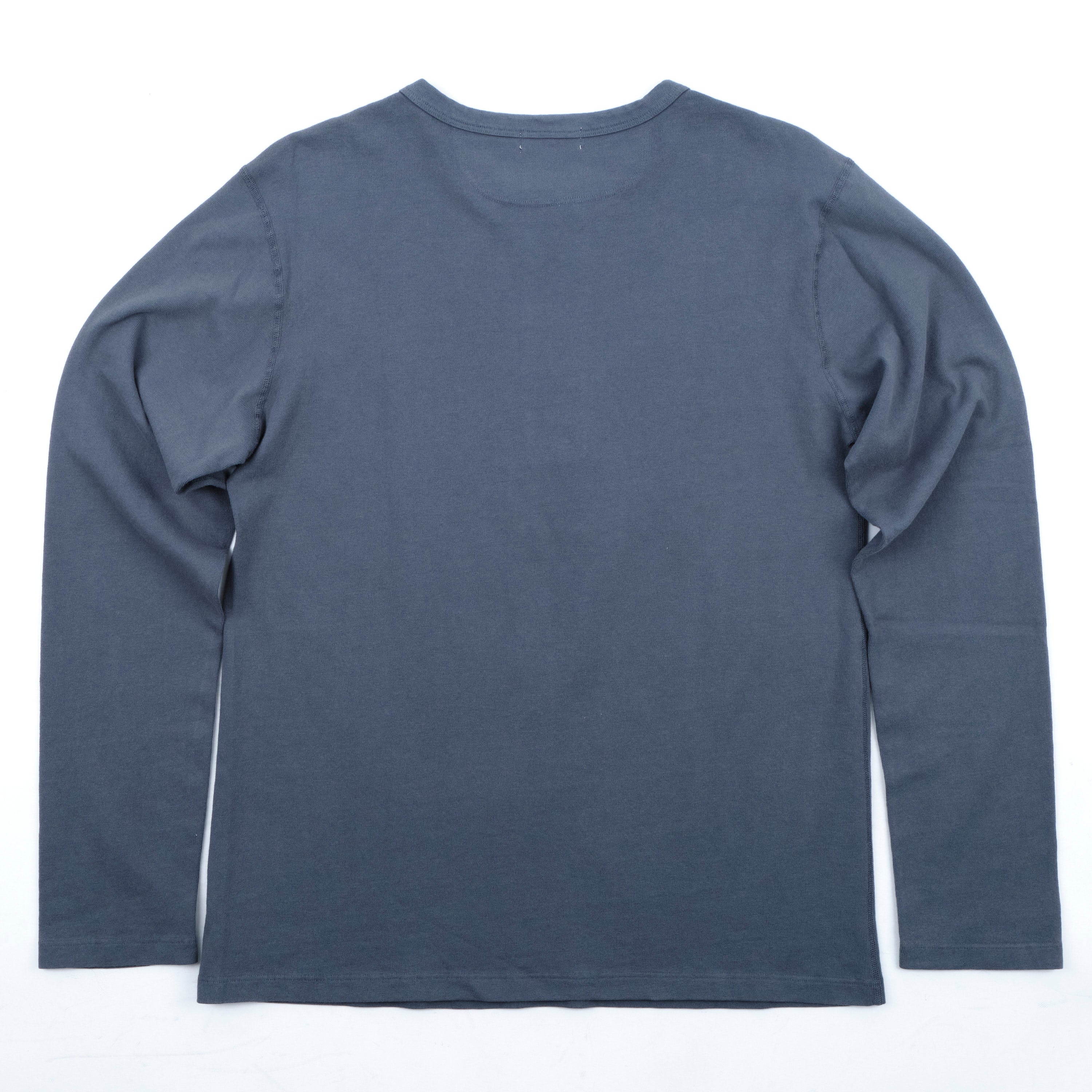 13 Ounce Henley L/S <span>Faded Blue</span>