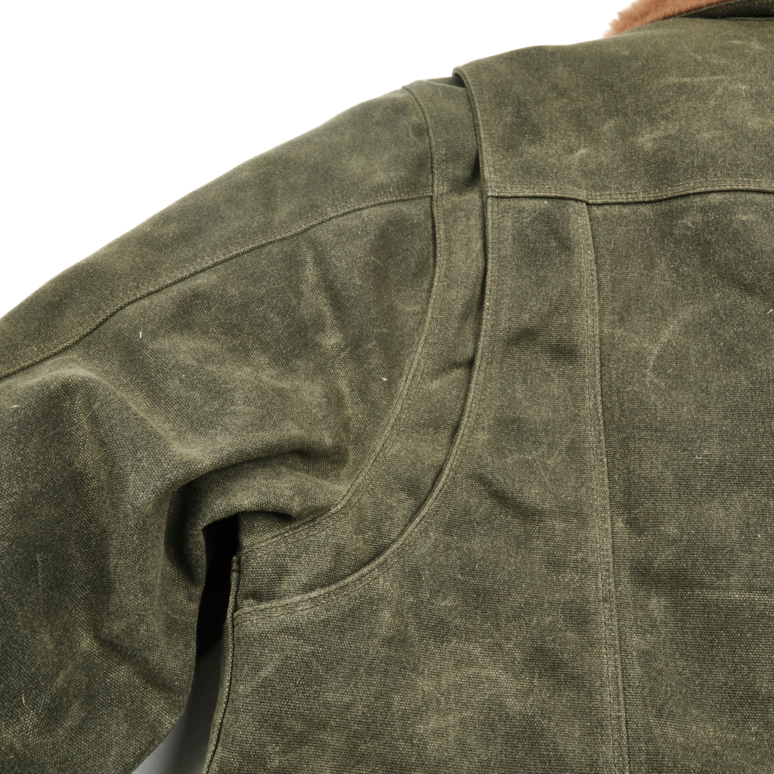 RJ-2 | 20 Ounce Olive Waxed Canvas