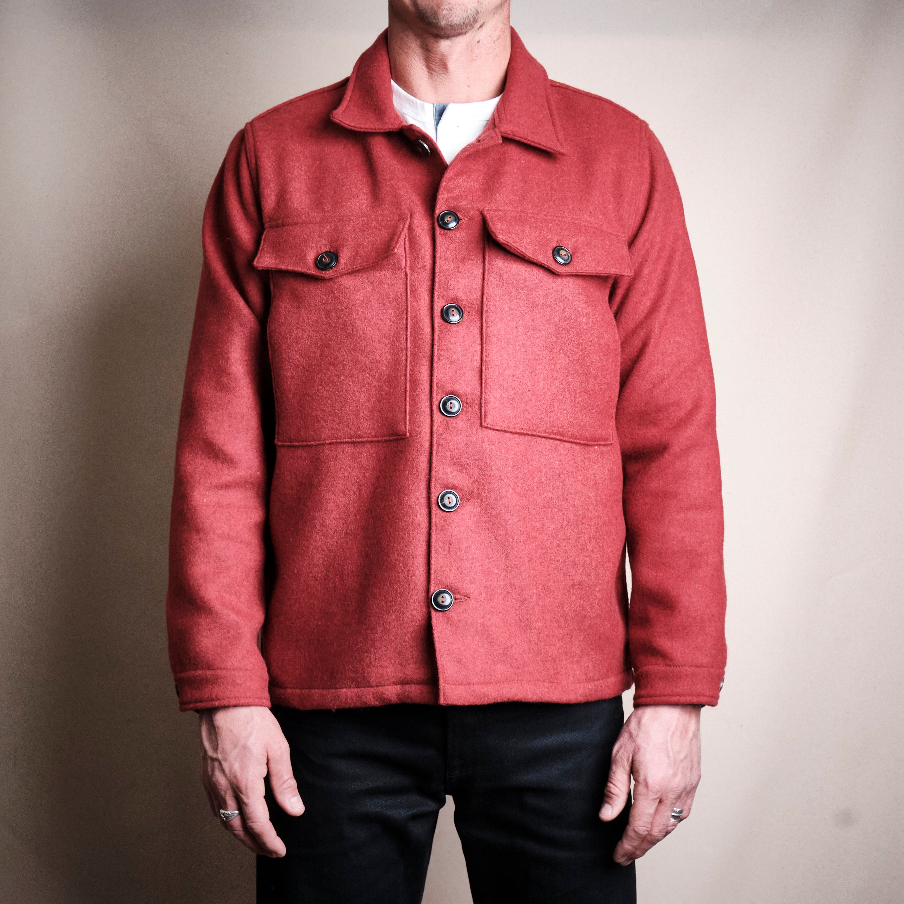 Midway Wool CPO Red