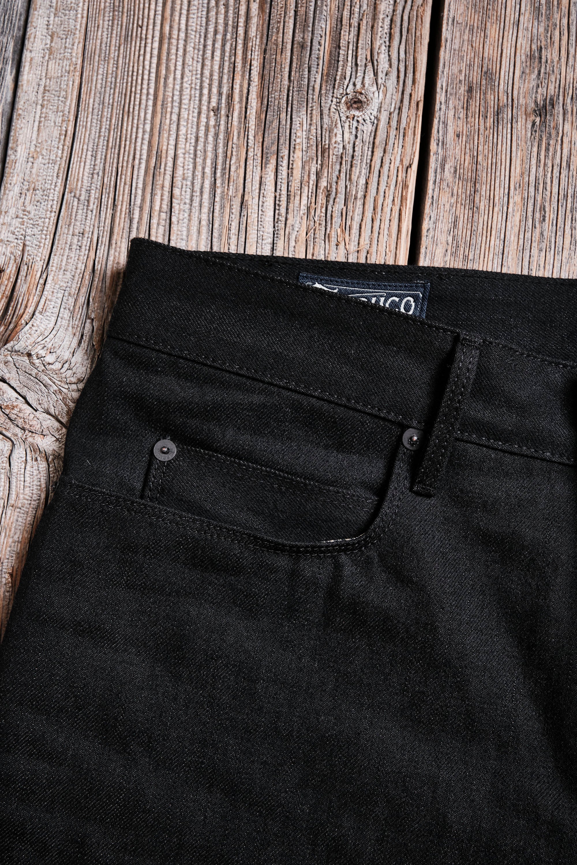 Trabuco Classic Straight 14.25 Ounce Black Grey Denim