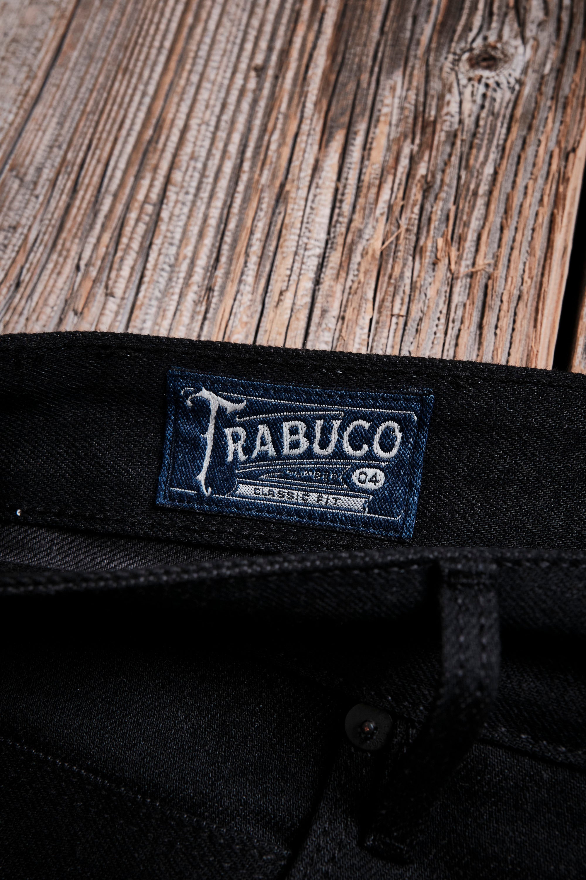 Trabuco Classic Straight 14.25 Ounce Black Grey Denim