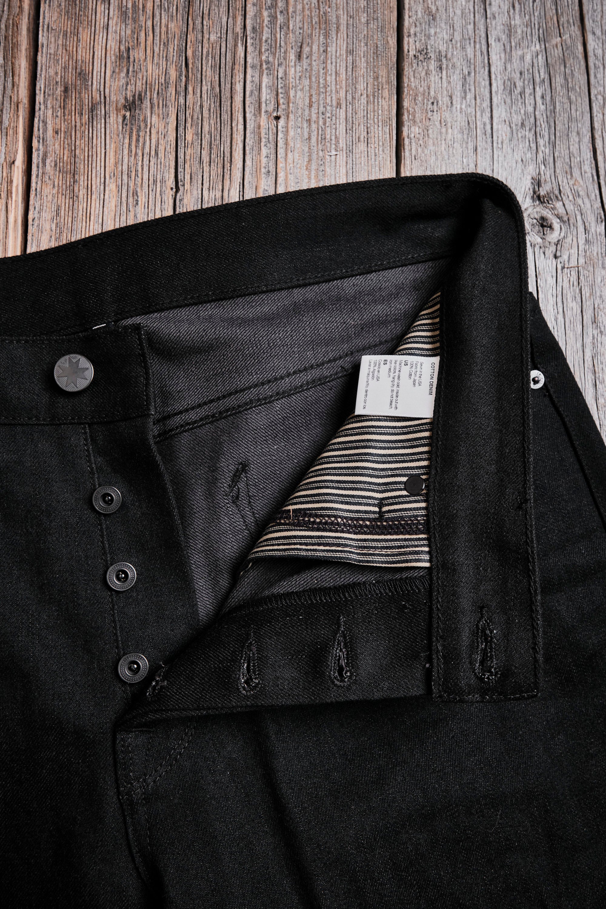 Trabuco Classic Straight 14.25 Ounce Black Grey Denim