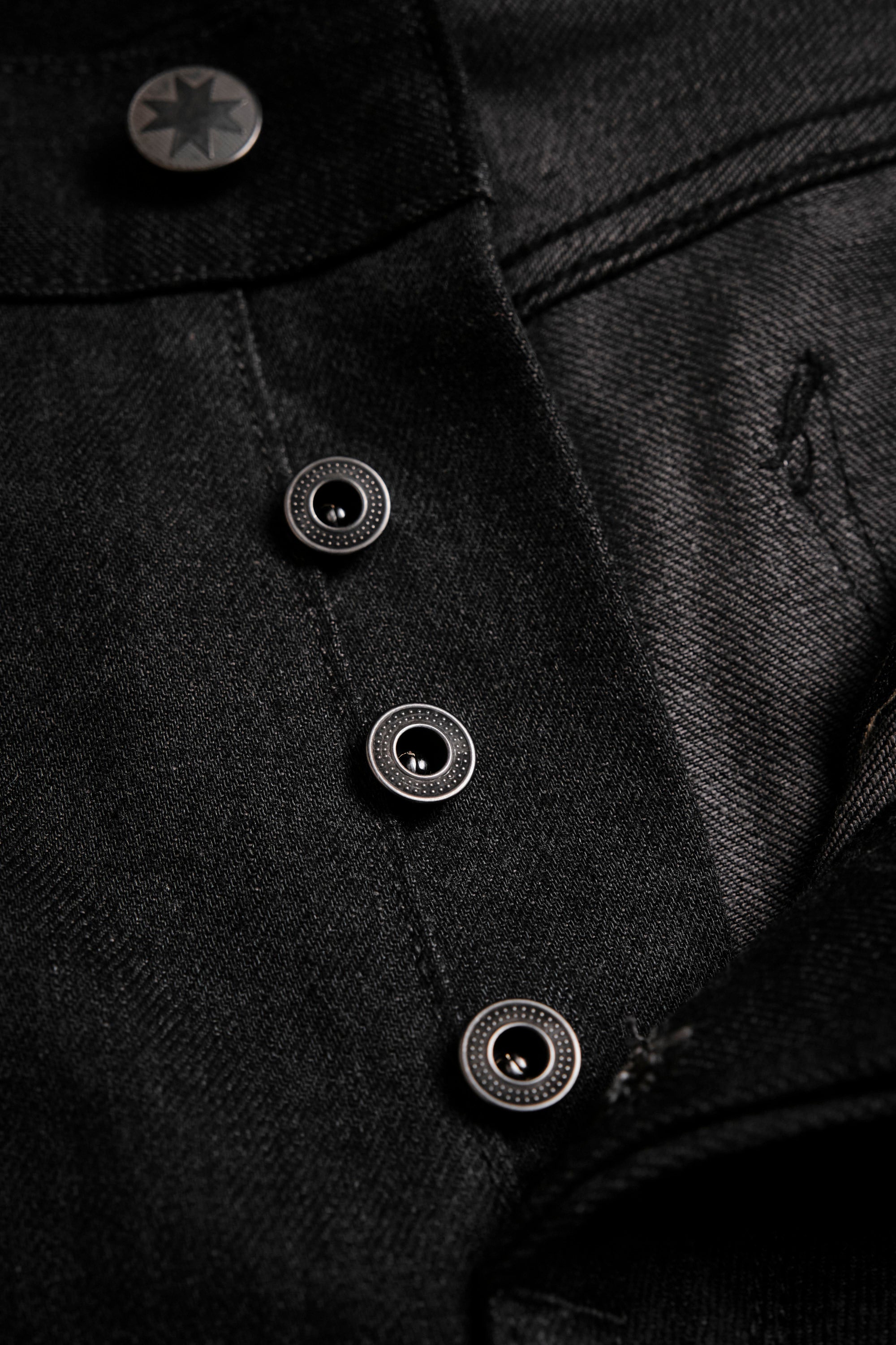 Trabuco Classic Straight 14.25 Ounce Black Grey Denim